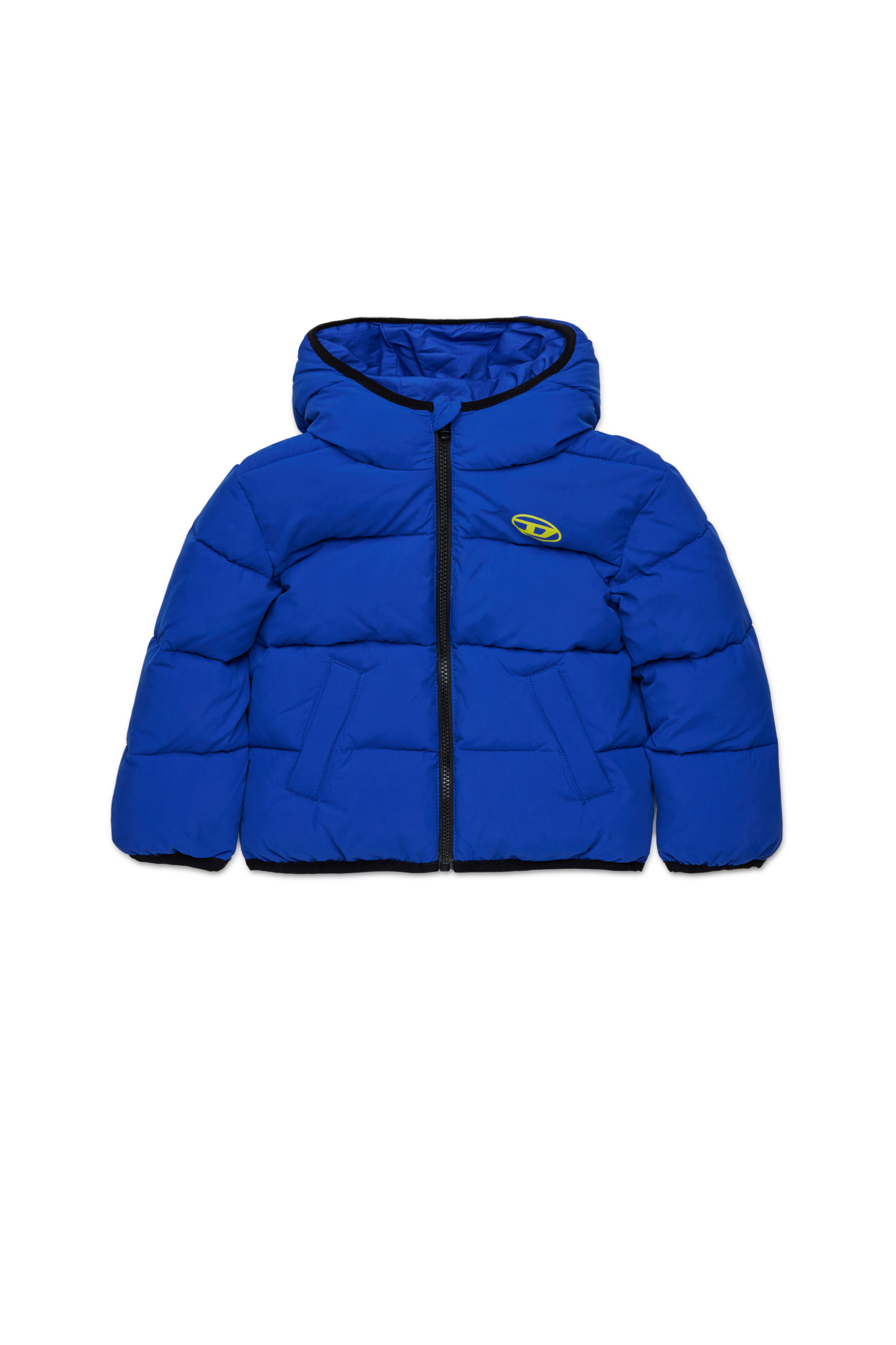 Diesel - JOPLINB, Unisex's Nylon jacket with hood in Blue - 1