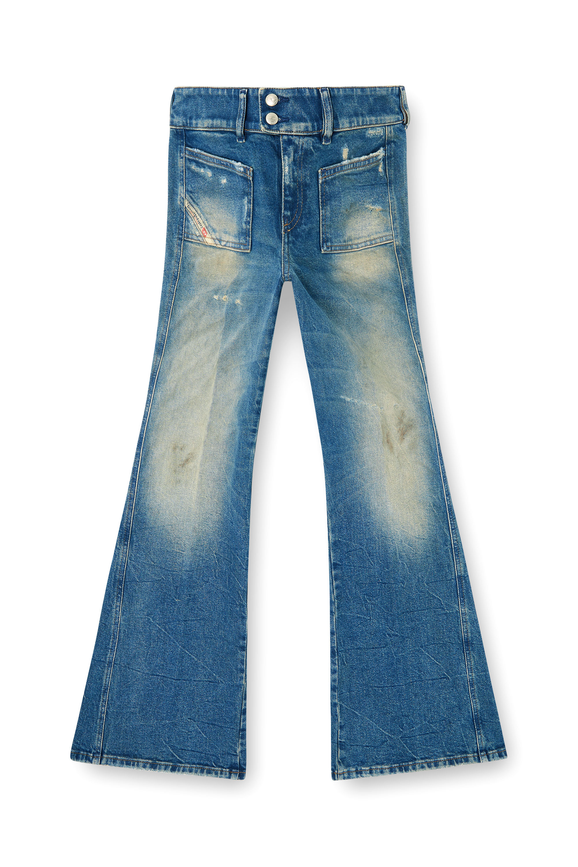 Diesel - Woman's Bootcut Jeans D-Hush 09N40, Medium blue - 3
