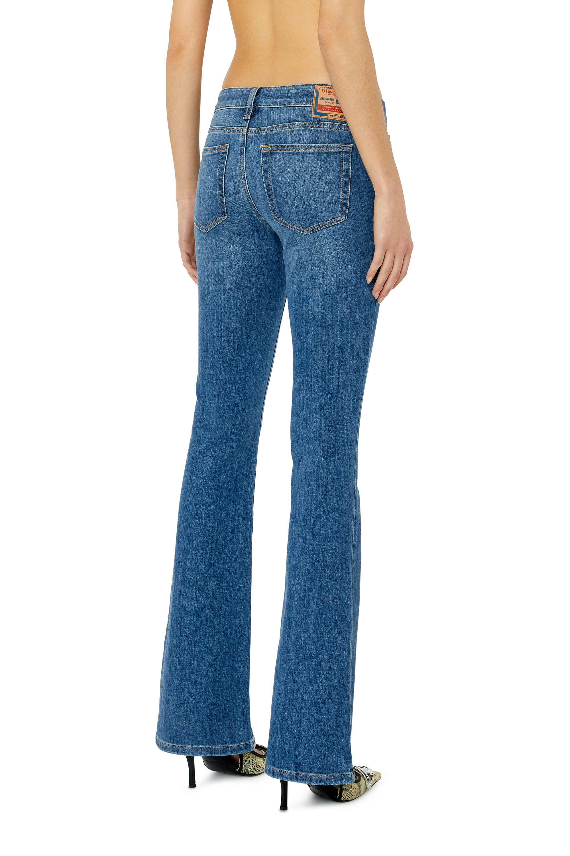 Diesel - 1969 D-Ebbey 0EKAI Bootcut and Flare Jeans, Medium blue - Image 2