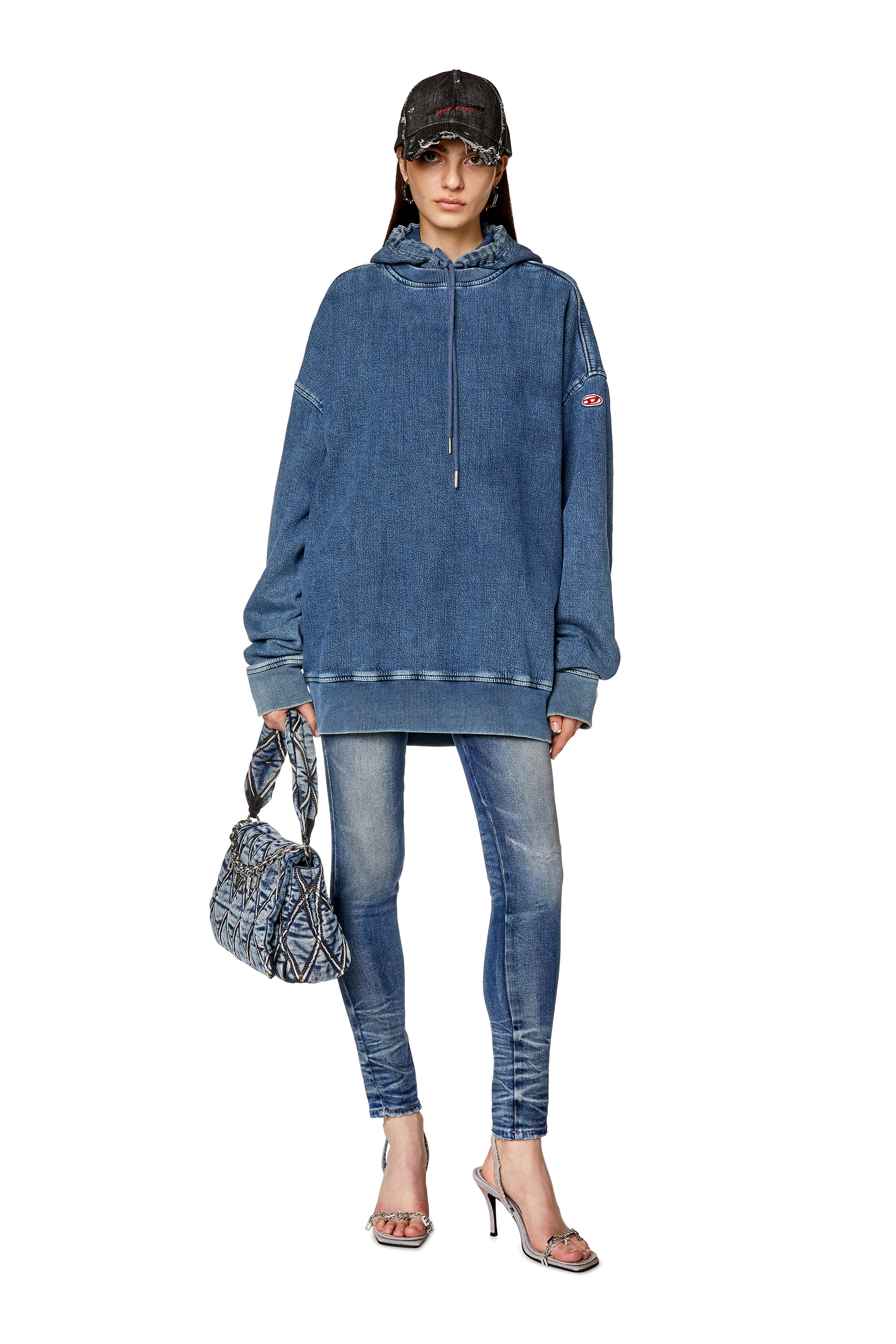 Diesel - Super skinny Jeans 2017 Slandy 09G14, Medium blue - Image 1