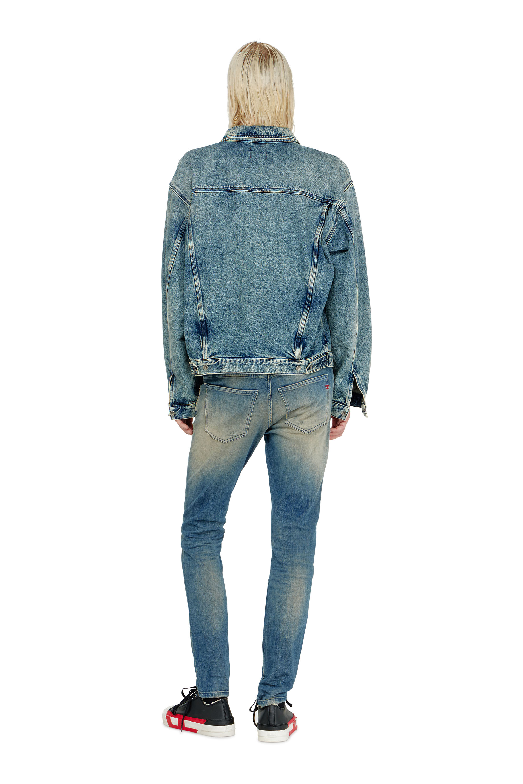 Diesel - Man's Slim Jeans 2019 D-Strukt 0KBBW, Medium blue - 3