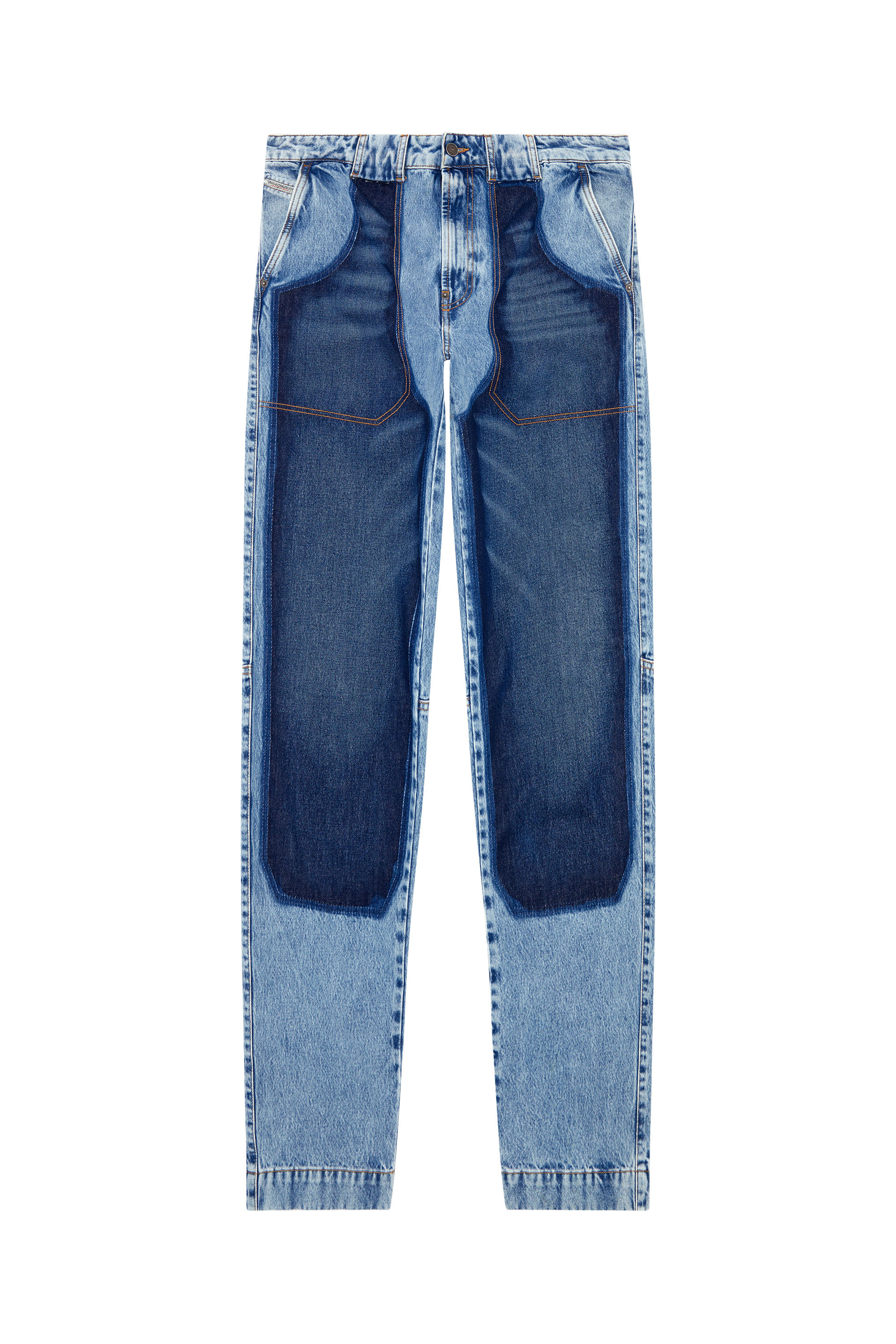 Diesel - Tapered Jeans D-P-5-D 0GHAW, Light Blue - Image 5
