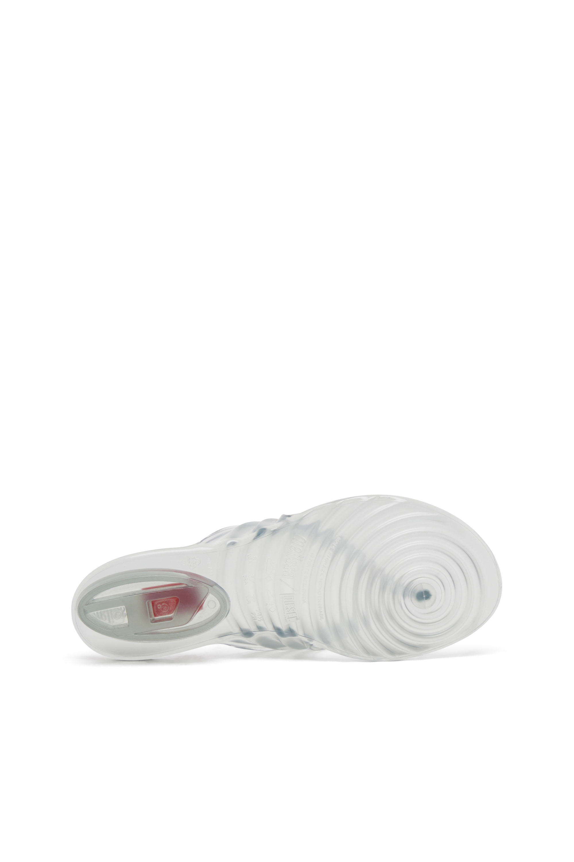 MELISSA QUANTUM THONG, Light Grey Diesel - MELISSA QUANTUM THONG, Woman's Sculptural flip-flops in Melflex® in Light Grey - 5