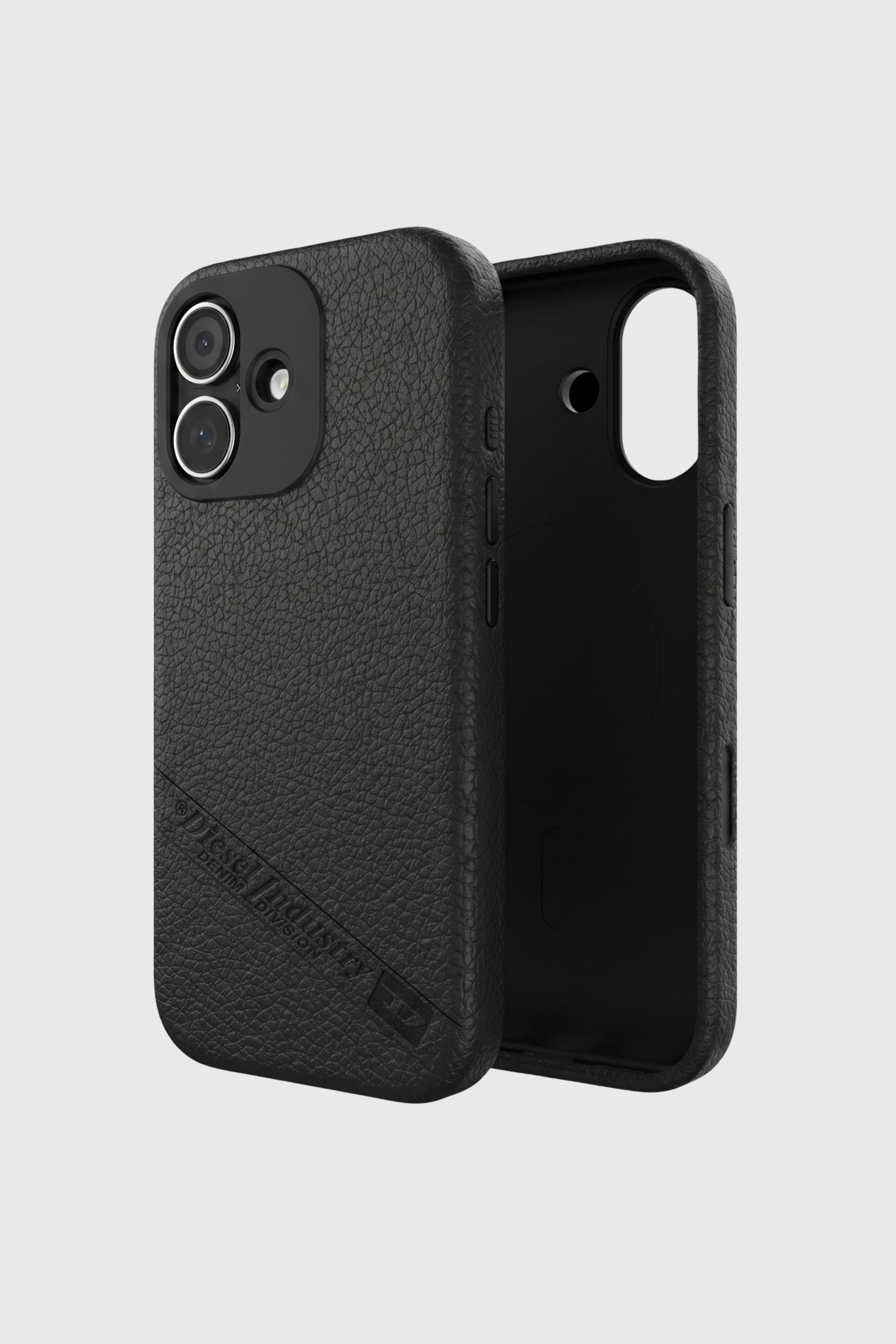 Diesel - 60640 MOULDED CASE, Unisex's Flag D case with MagSafe for iPhone 17 in Black - 1