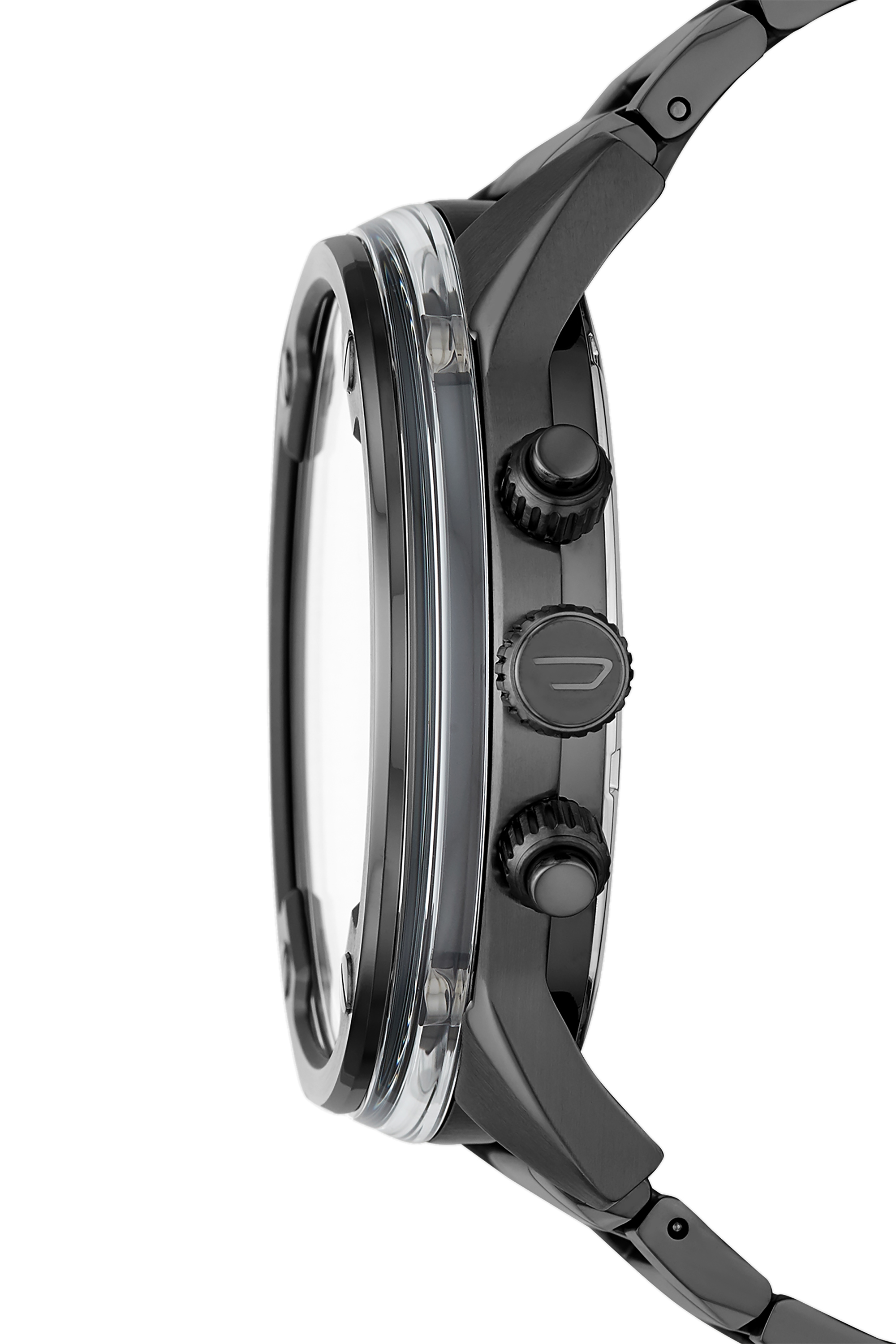 Diesel - DZ7426, Man's Boltdown three-hand gunmetal stainless steel watch in Black - 3