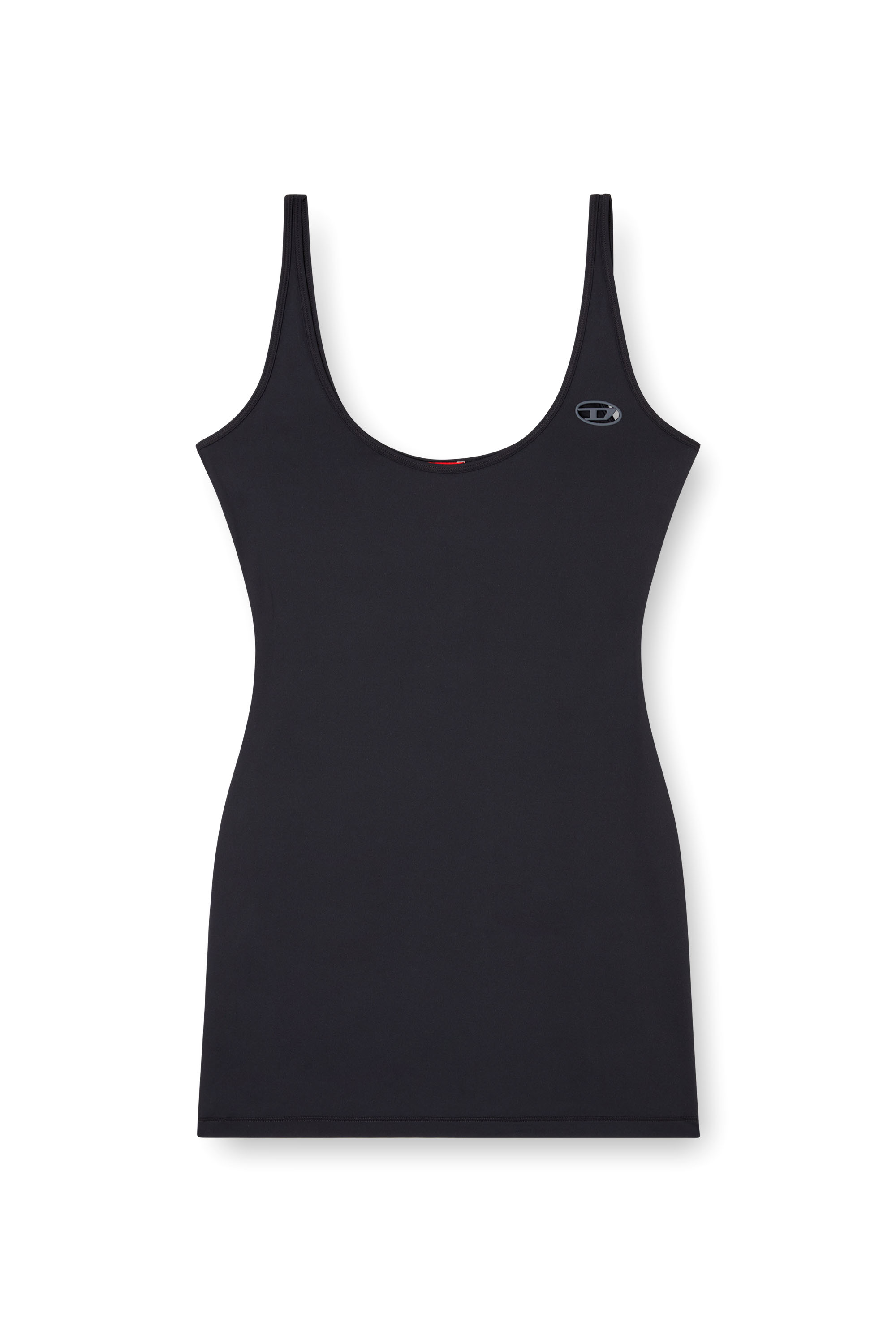 Diesel - FRANKIE-UTLT, Woman's Stretch slip dress in Black - 2