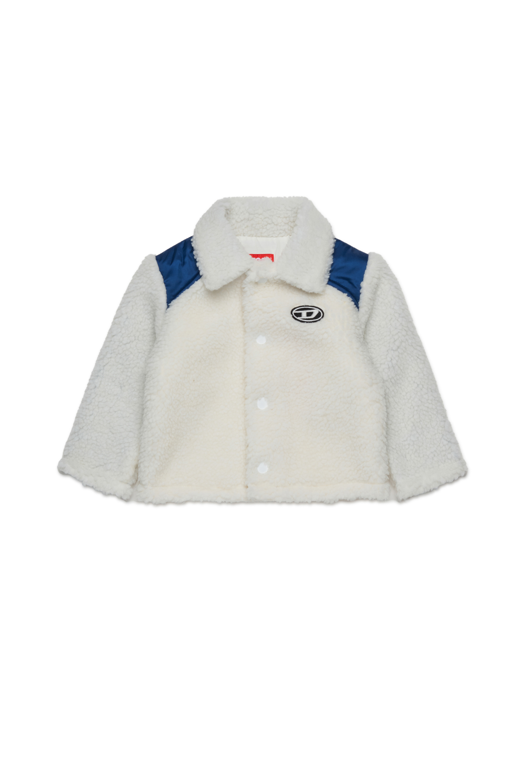 Diesel - JULSIB, Man's Jacket with buttons in White - 1