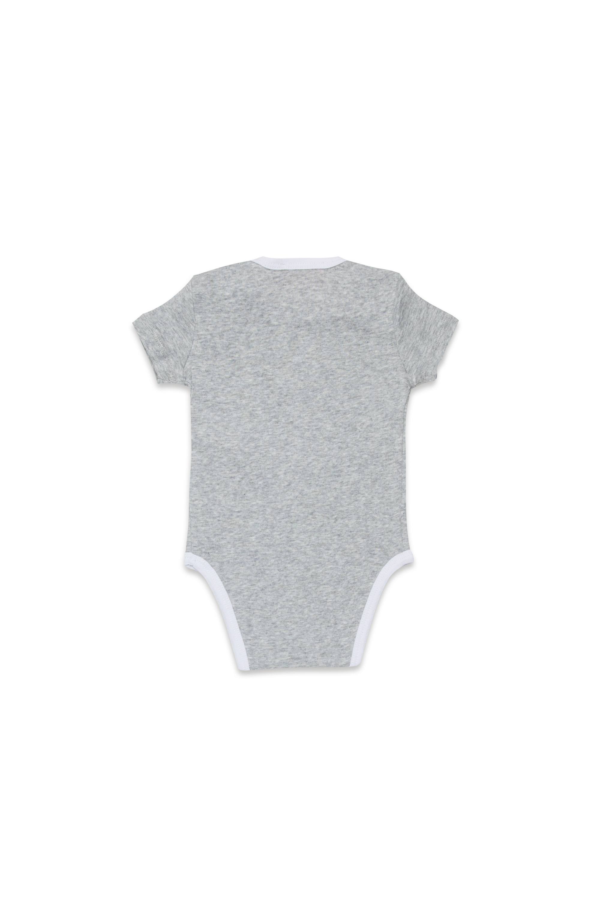 Diesel - URMAS-NB, Unisex's Born For Success newborn bodysuit in Grey - 2