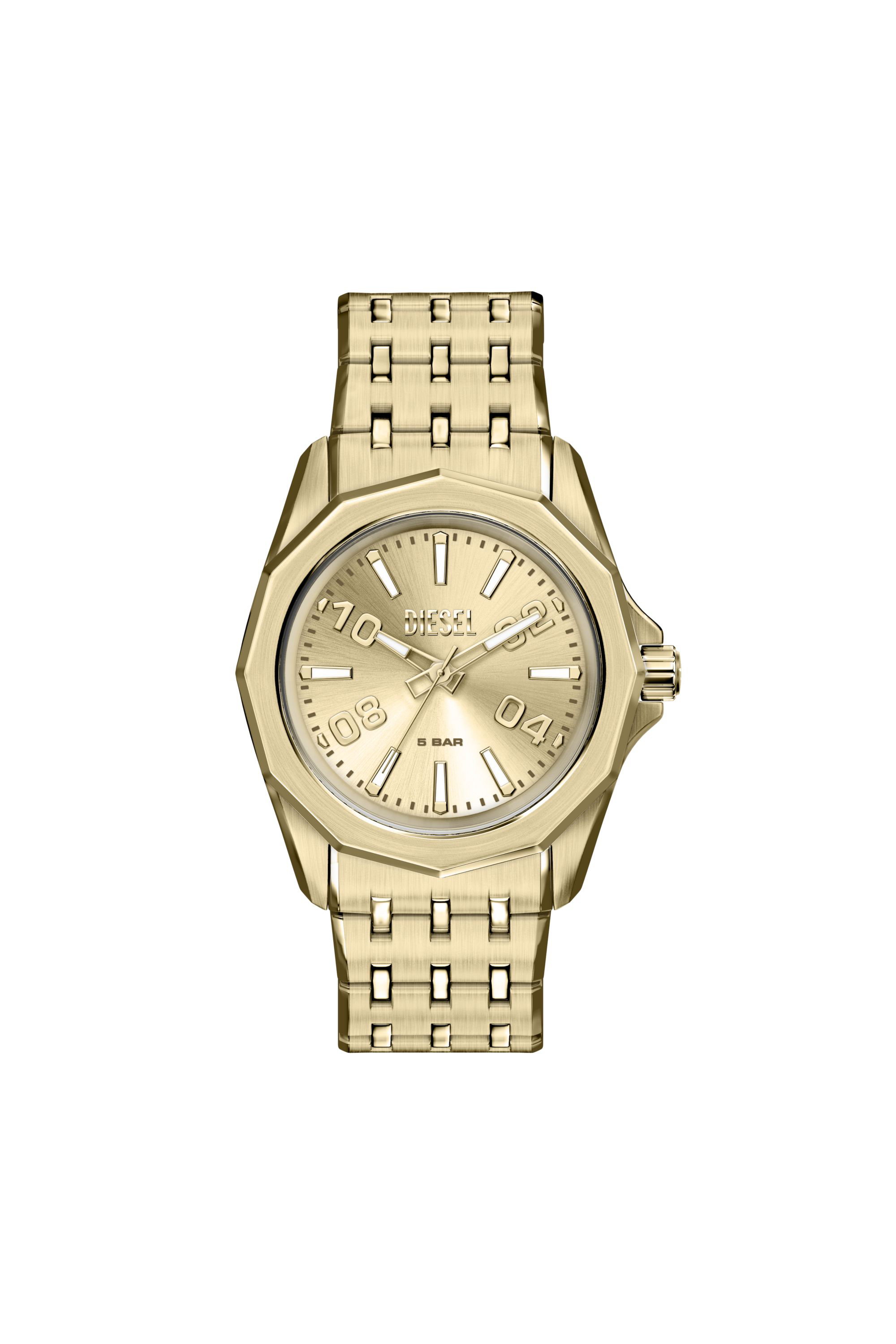 Diesel - DZ2239 WATCH, Man's Stinger gold-tone stainless steel watch in Gold - 1