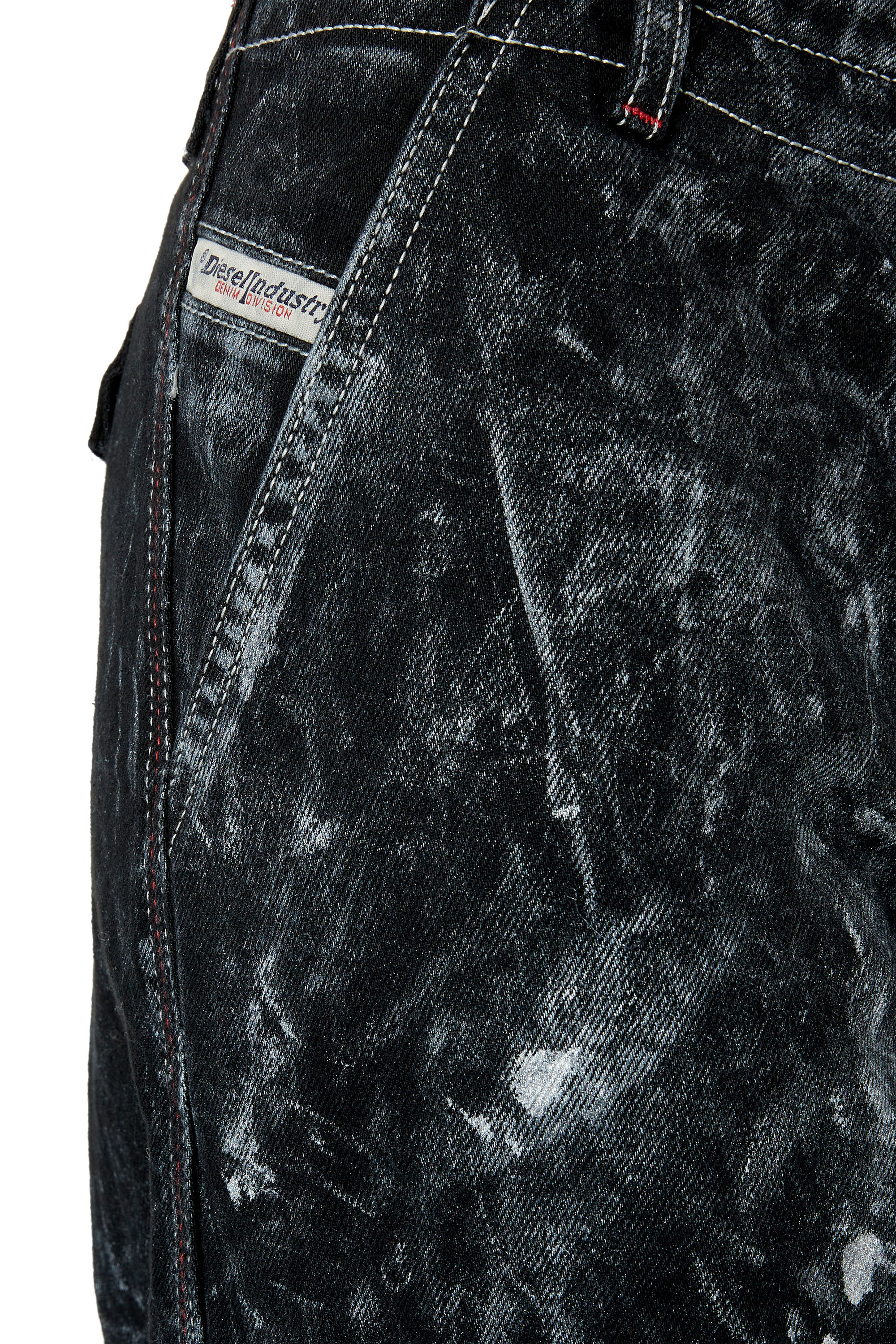 Diesel - Straight Jeans 1996 D-Sire 0EMAC, Black/Dark grey - Image 4