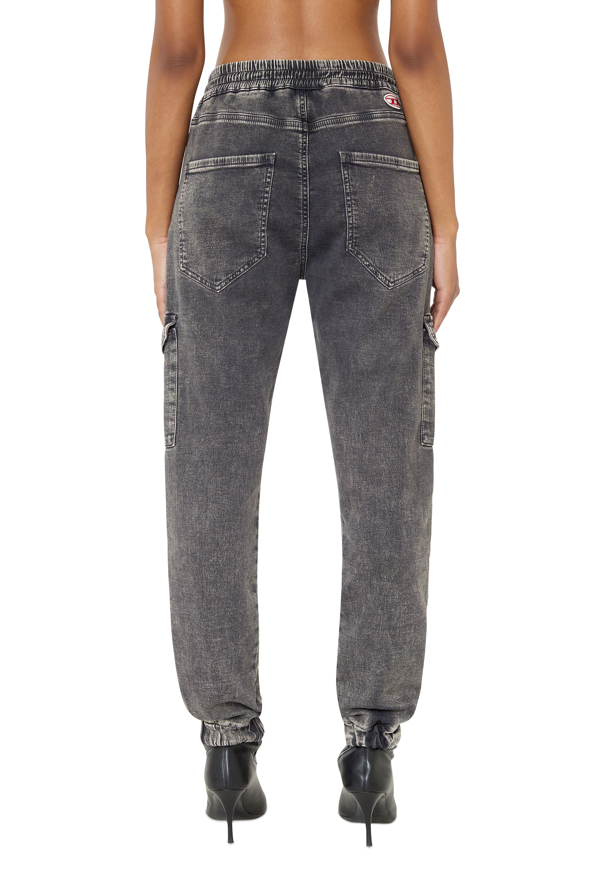 Diesel - D-Ursy Track Denim 069ZF Slim, Black/Dark grey - Image 2
