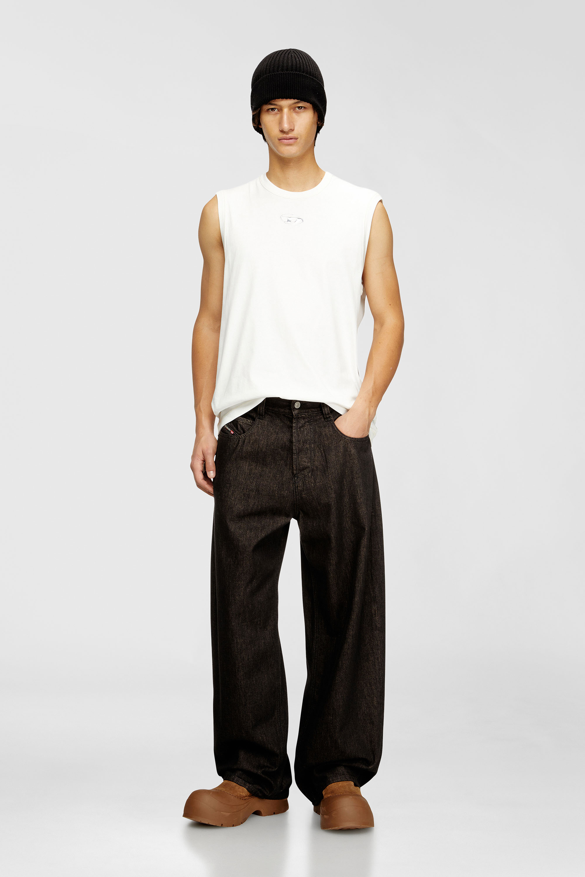 Diesel - Unisex's Relaxed Jeans 1997 D-Enim-M 09N25, Black/Dark grey - 1