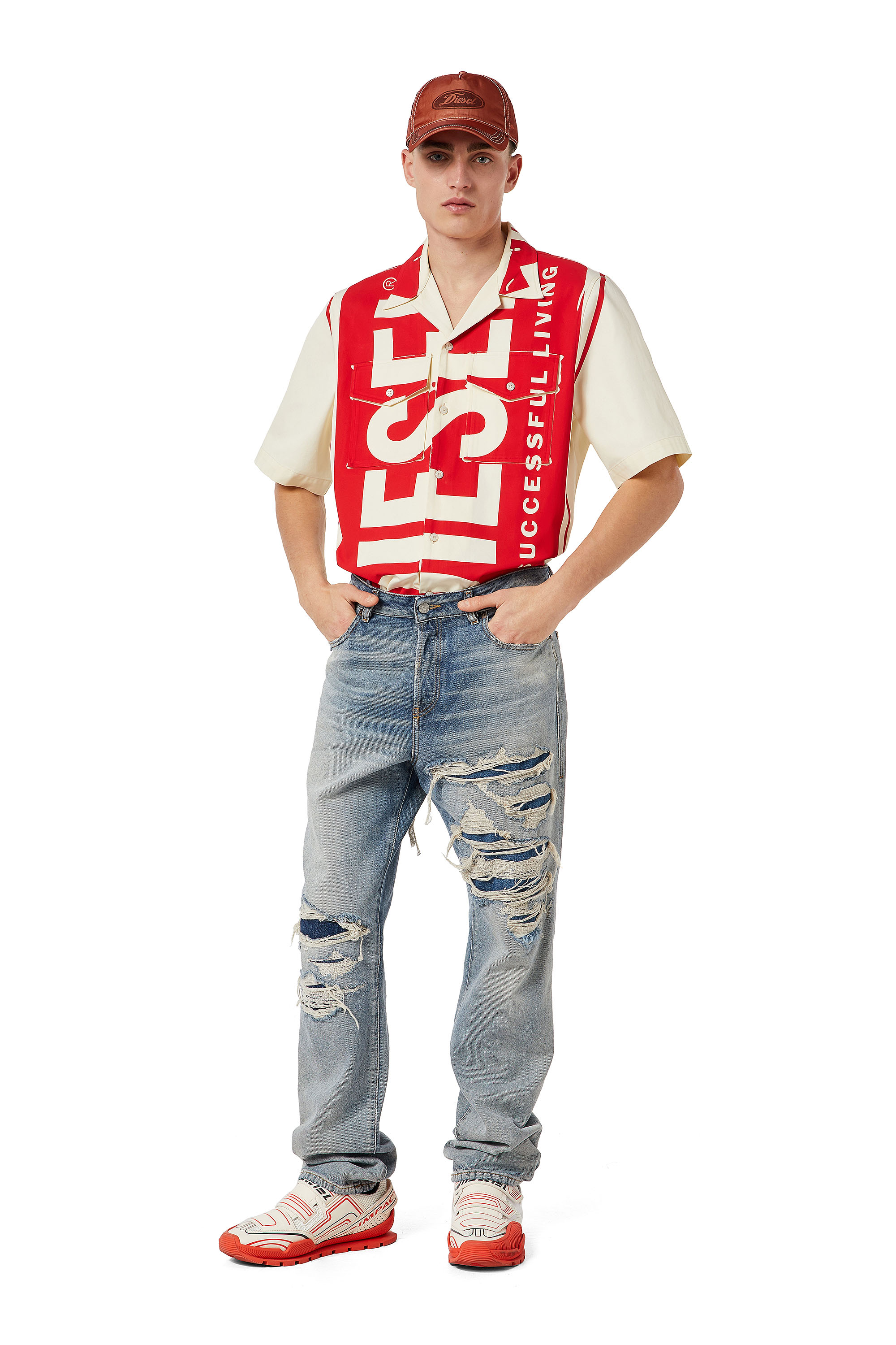 Diesel - S-MAC-A, White/Red - Image 2