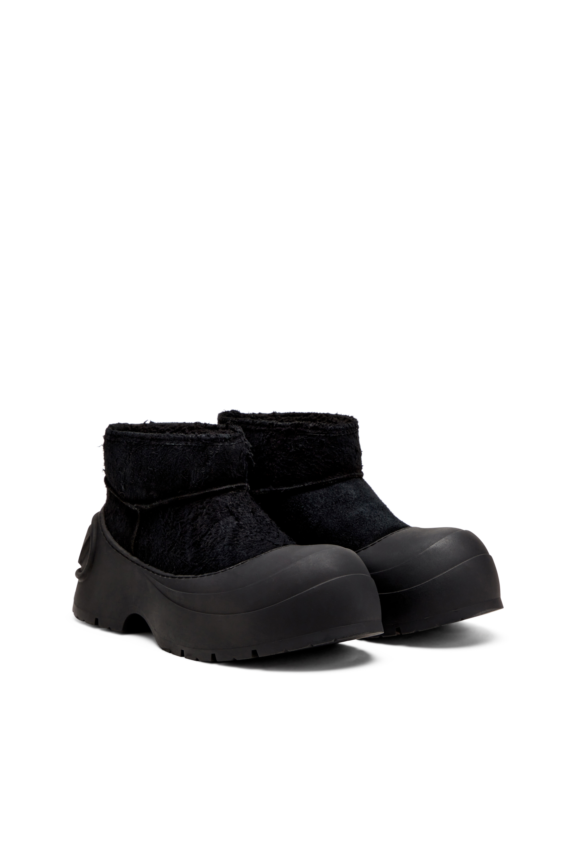D-DONALD MONTONE, Black Diesel - D-DONALD MONTONE, Man's D-Donald-Chunky ankle boot with lug sole in Black - 2