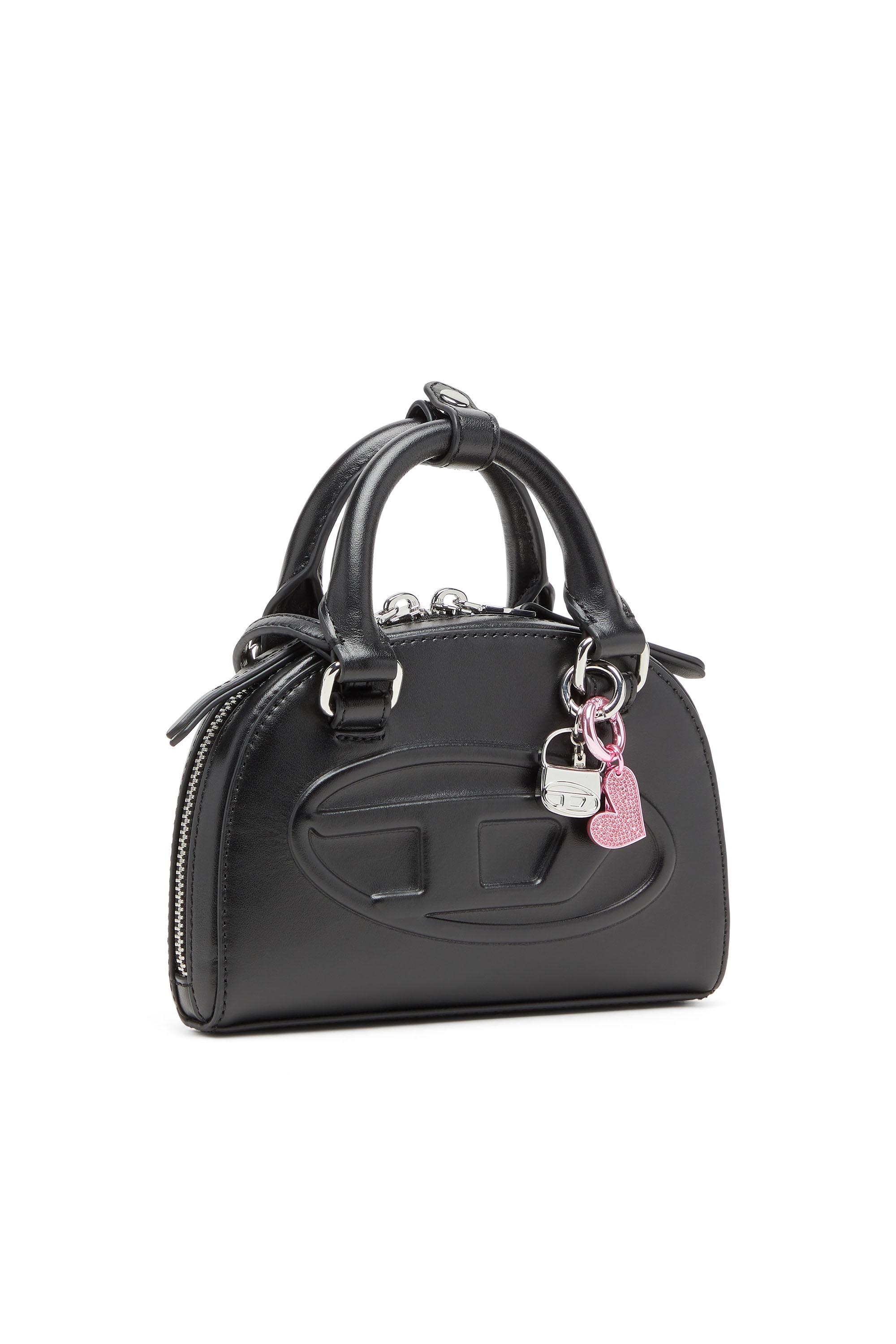 Diesel - CHARM-1DR, Woman's Metal charm with mini 1DR charm in Silver - 2