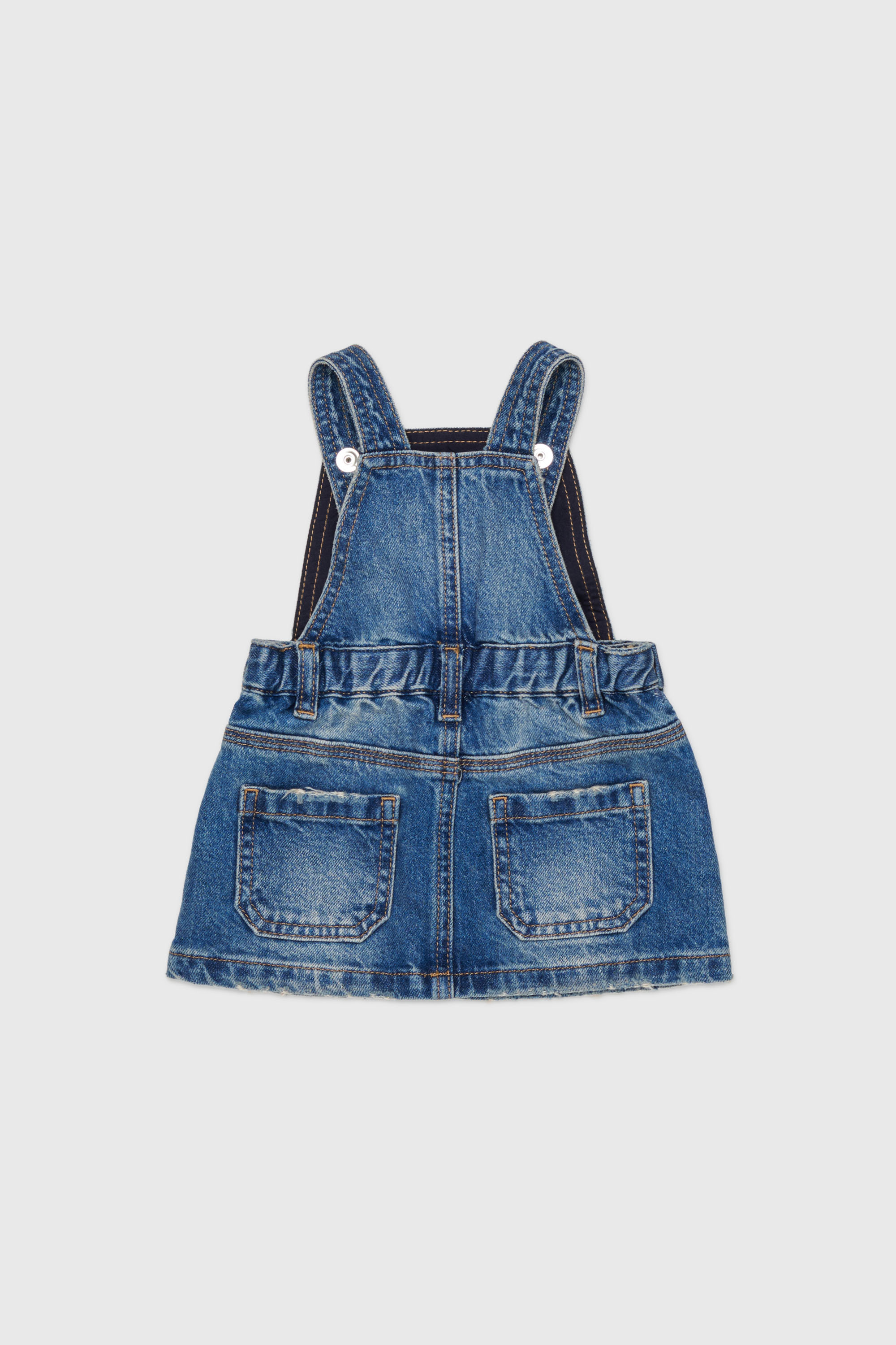 Diesel - JUMIB, Woman's Denim dungaree dress in Medium blue - 2
