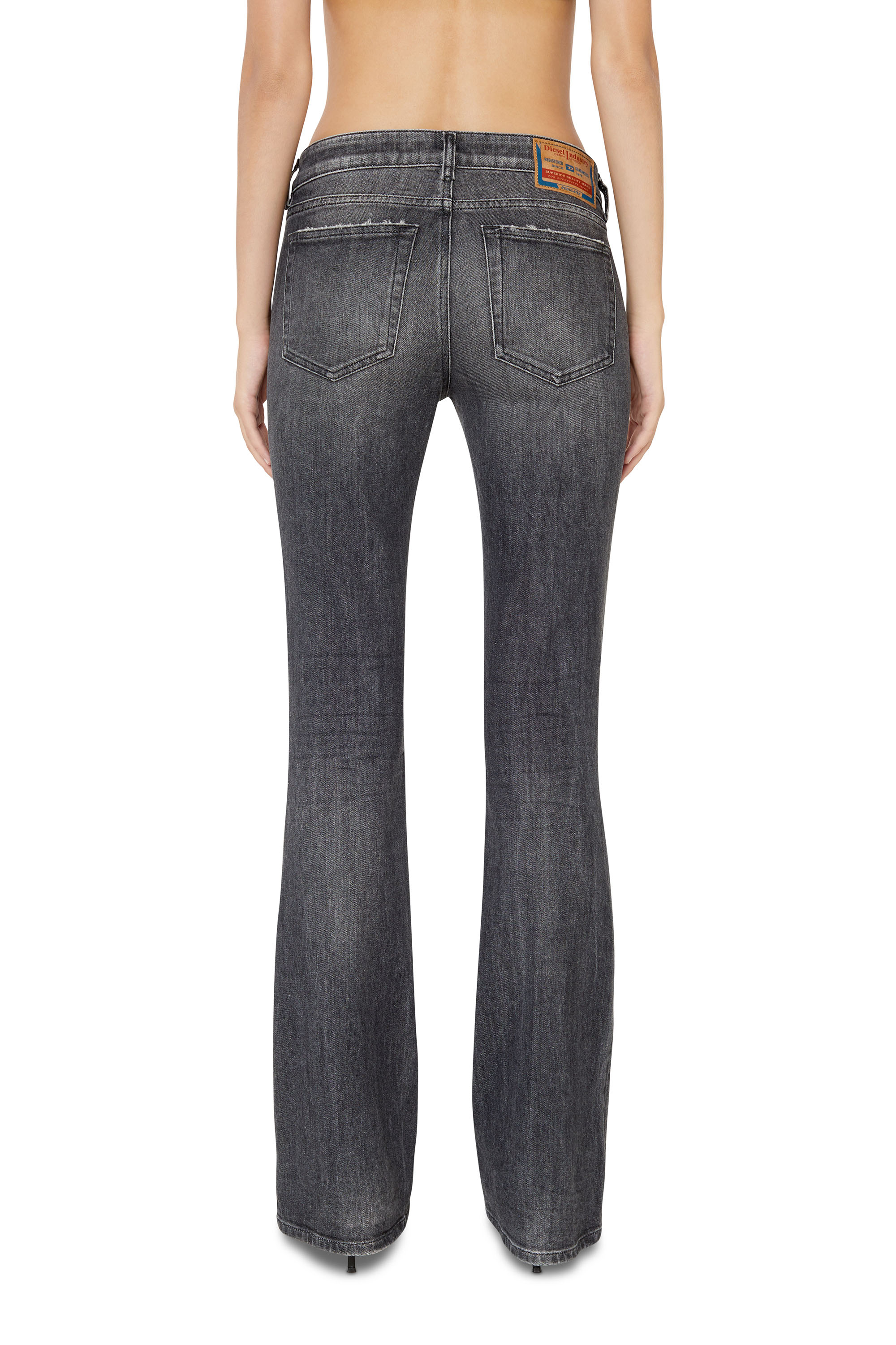 Diesel - 1969 D-EBBEY 09E46 Bootcut and Flare Jeans, Black/Dark grey - Image 2