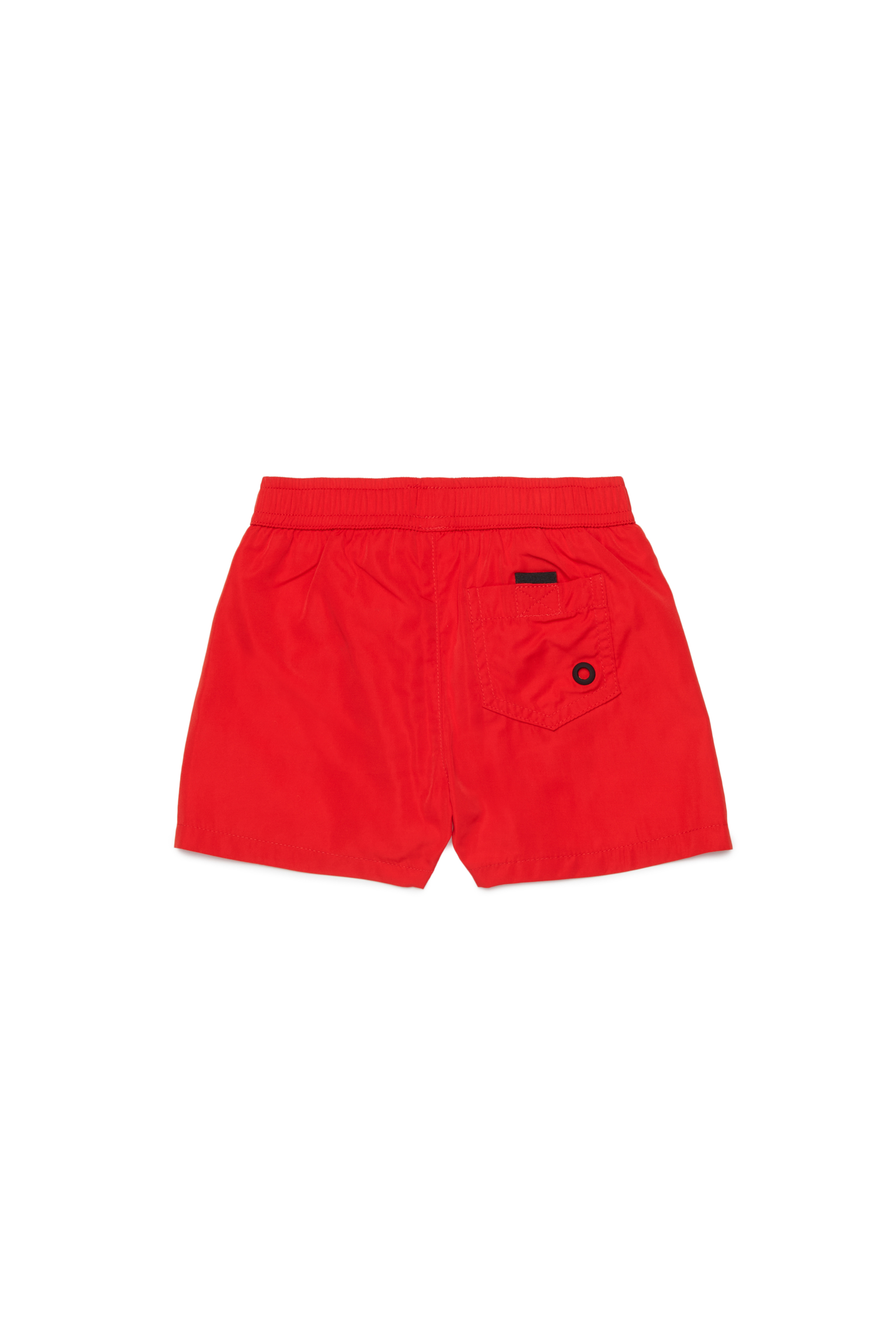 Diesel - MISITB, Man's Swim shorts with maxi Biscotto print in Red - 2