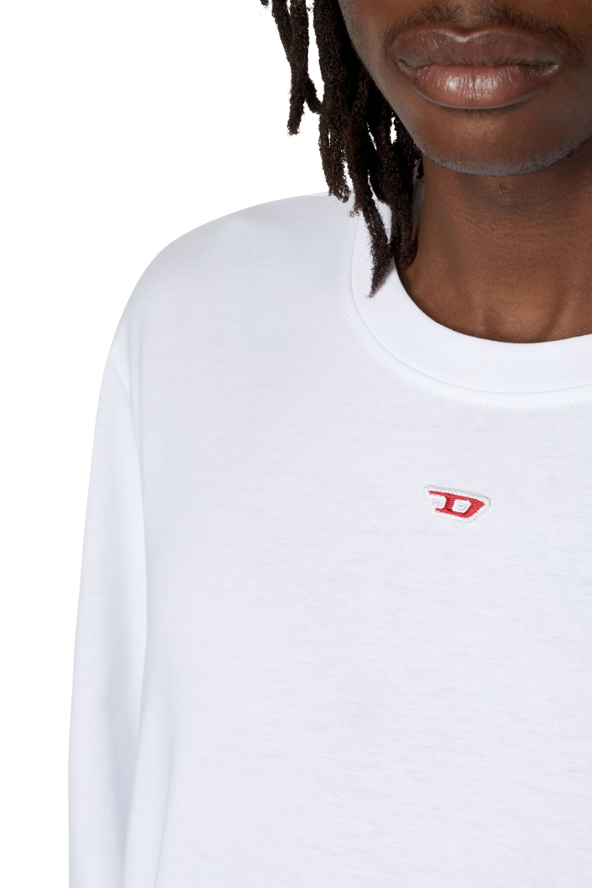 Diesel - T-JUST-LS-D, White - Image 5
