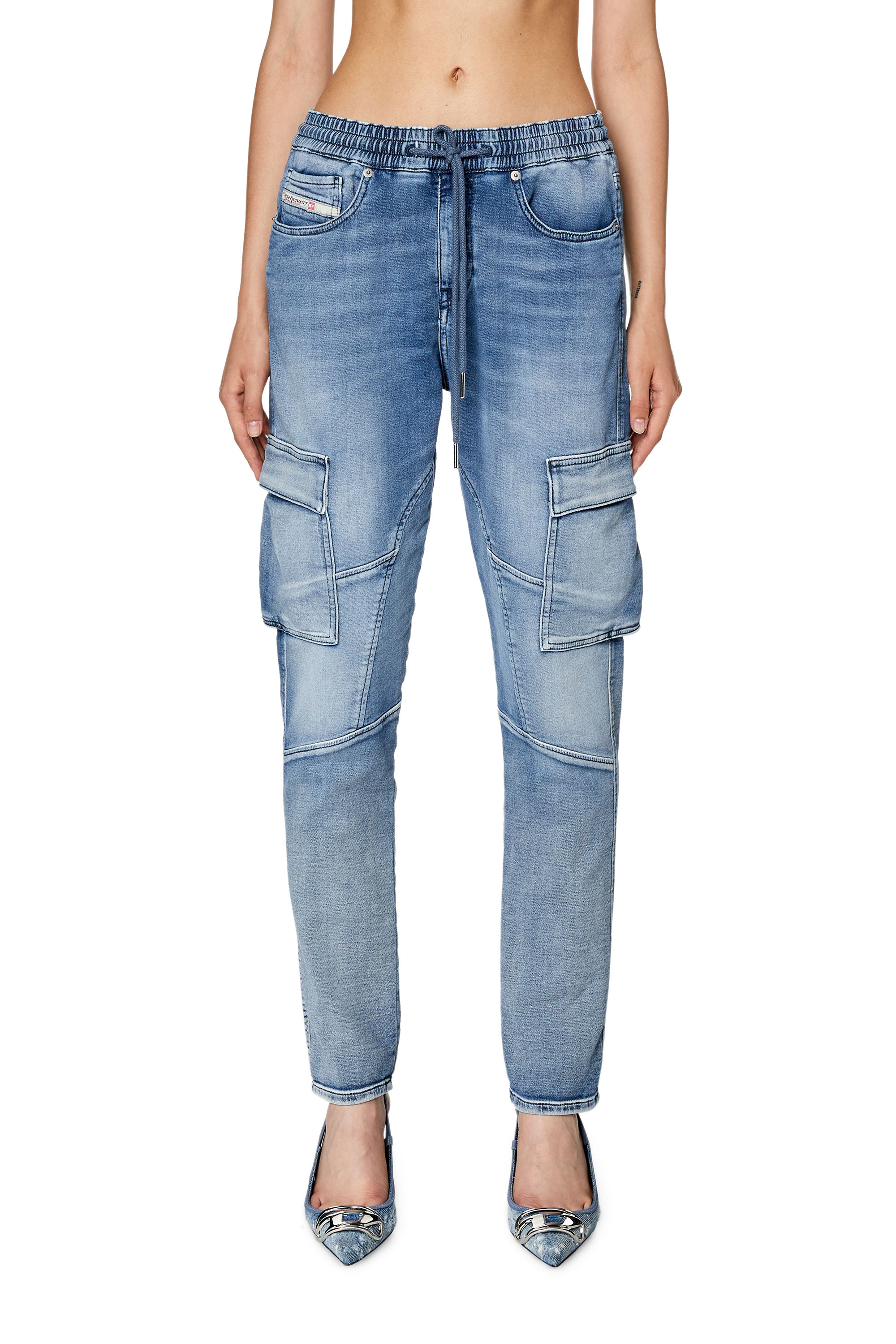Diesel - Slim 2051 D-Ursy Track Denim 068FL, Medium blue - Image 1