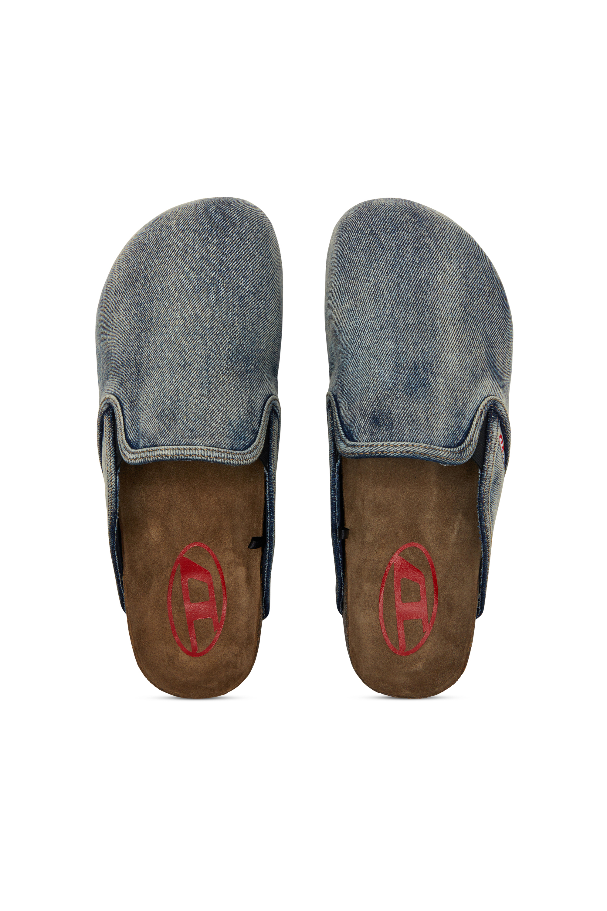 Diesel - D-WOODSTOCK SLIP-ON, Man's D-Woodstock-Denim mules in Dark Blue - 5