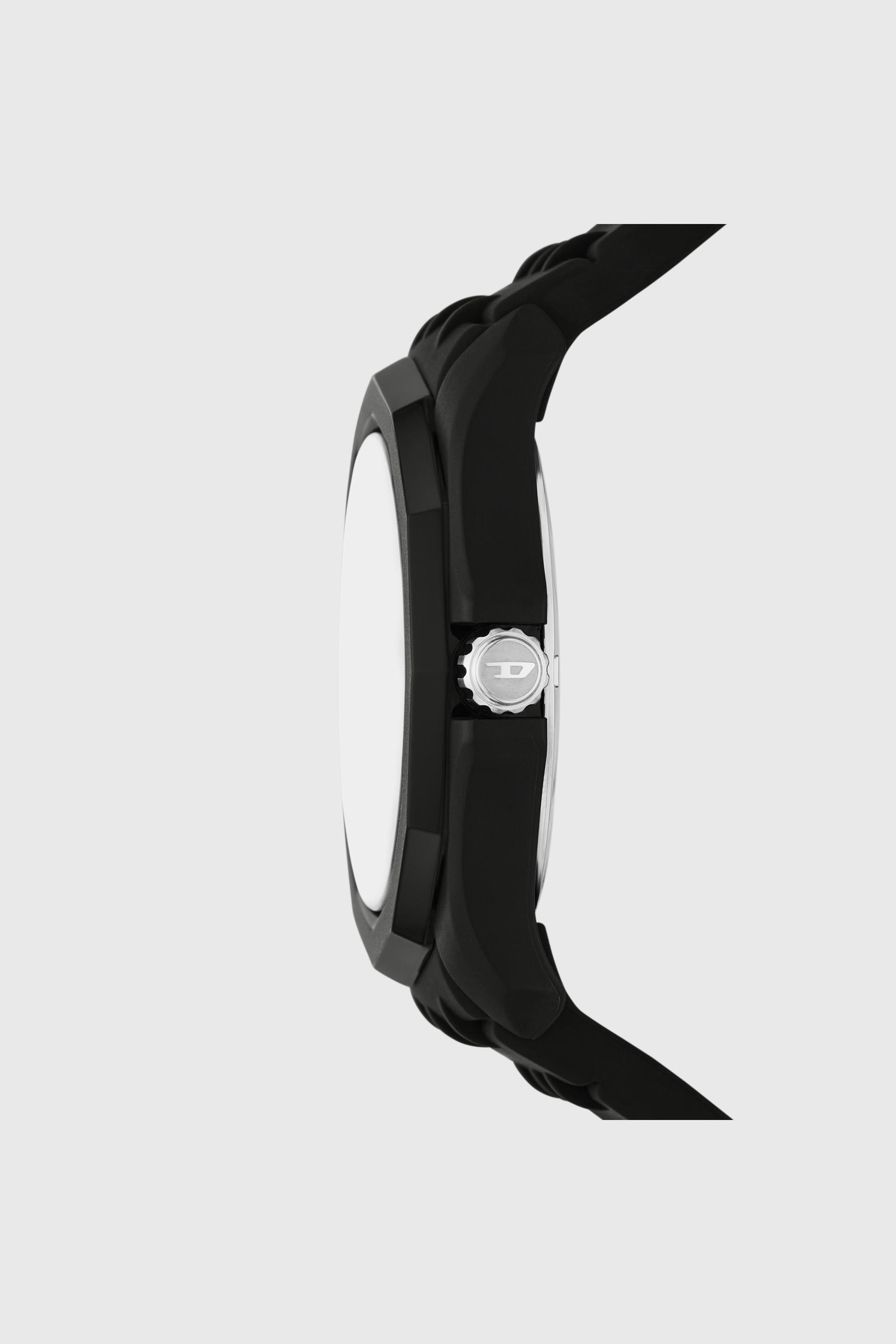 Diesel - DZ2243 WATCH, Man's Stinger black silicone watch in Black - 3