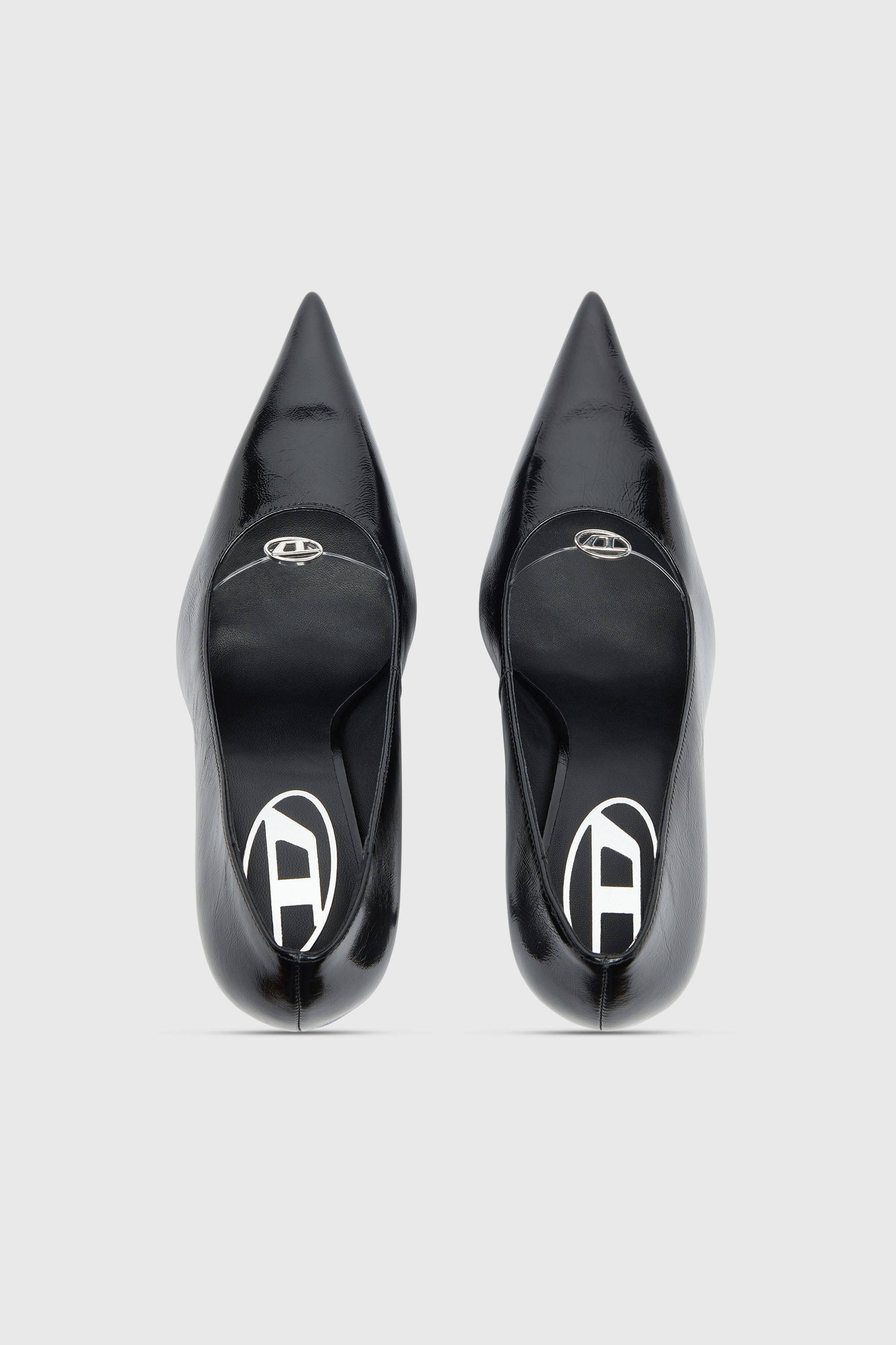 Diesel - D-JEWELS 90 P, Woman's D-Jewels - Pumps in naplak leather in Black - 5