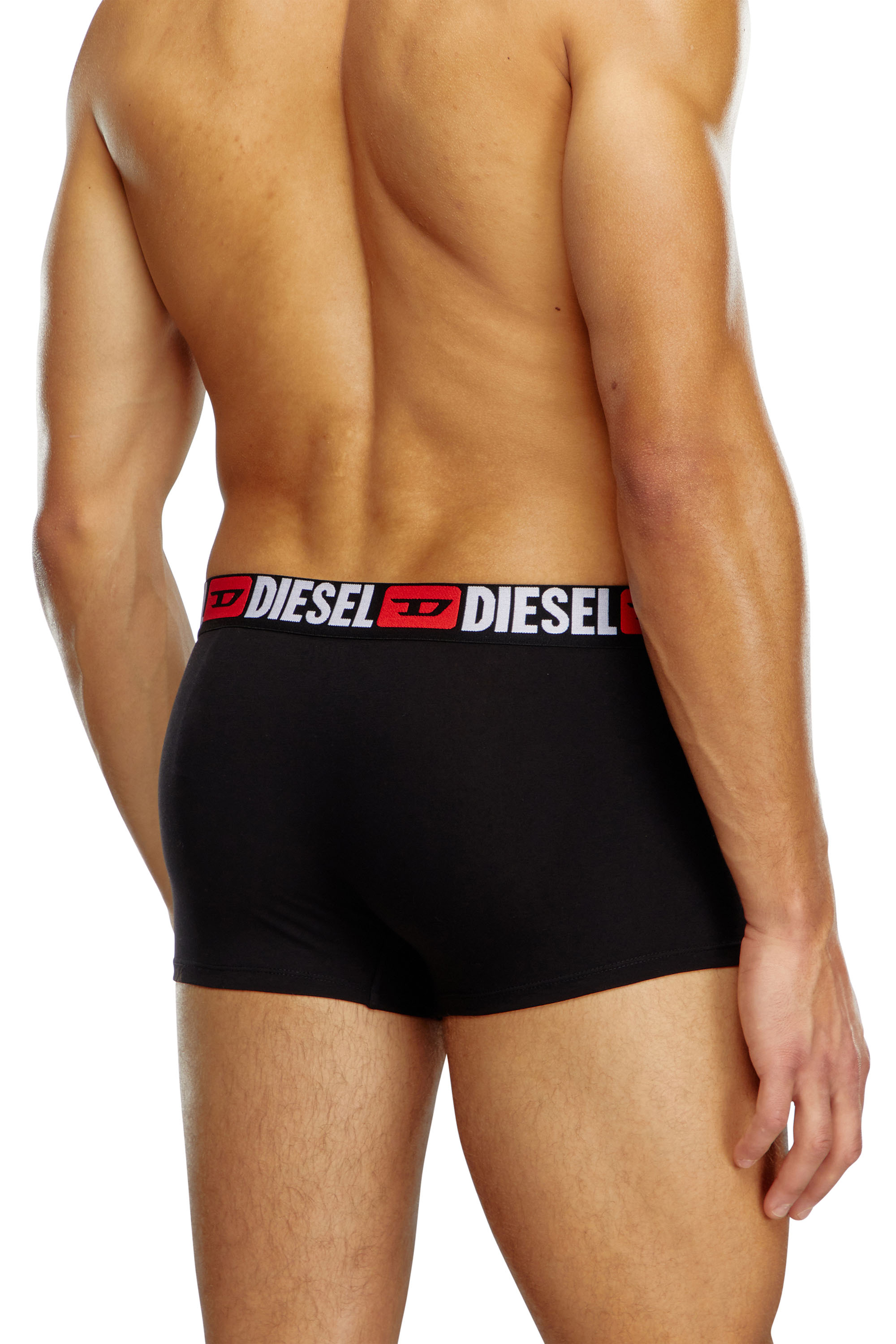 UMBX-DAMIENTHREEPACK, Black Diesel - UMBX-DAMIENTHREEPACK, Man's Three-pack of all-over logo waist boxers in Black - 4