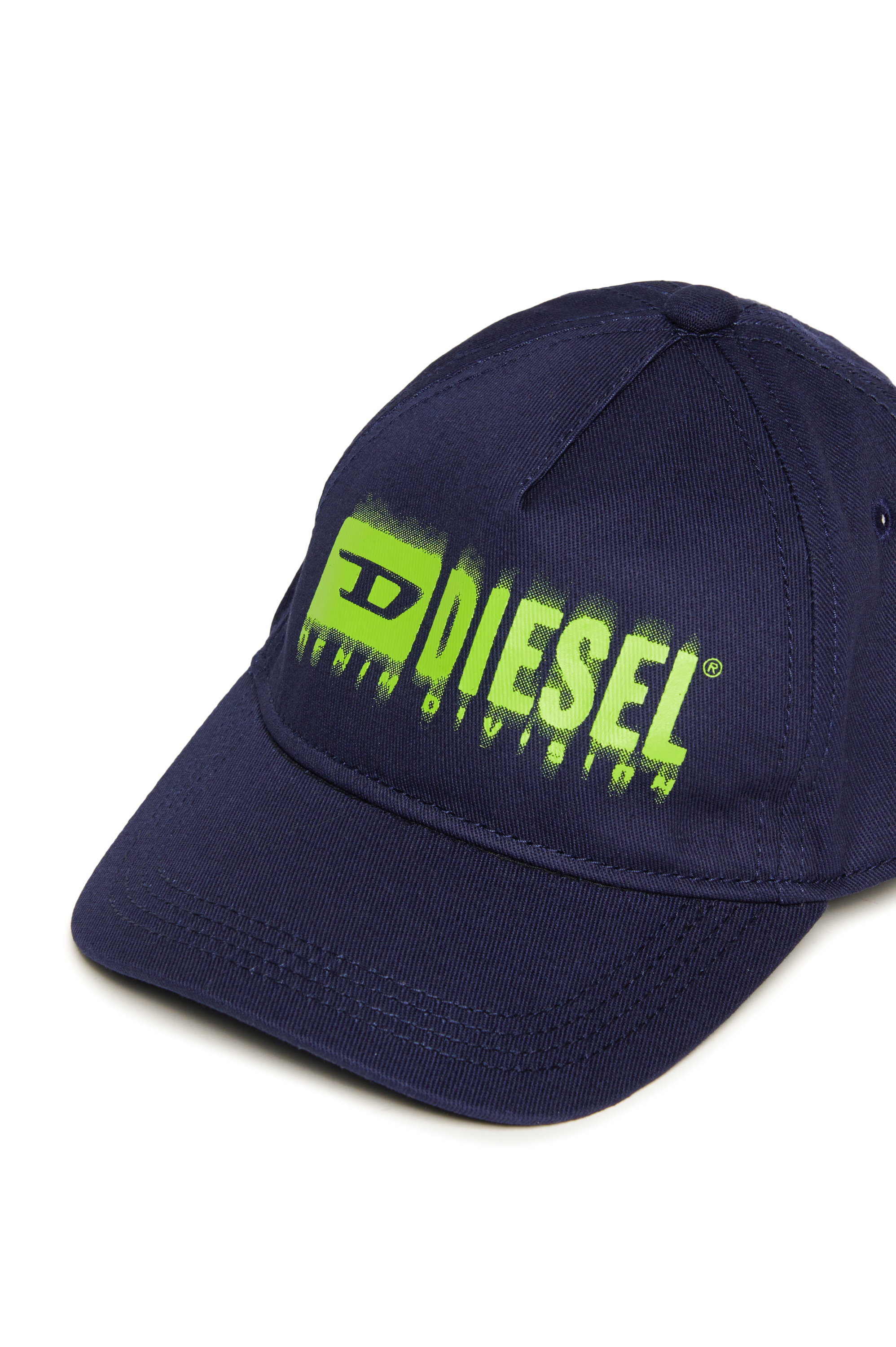 Diesel - FPRITTILB, Unisex's Denim baseball cap with d&eacute;grad&eacute; logo in Dark Blue - 3