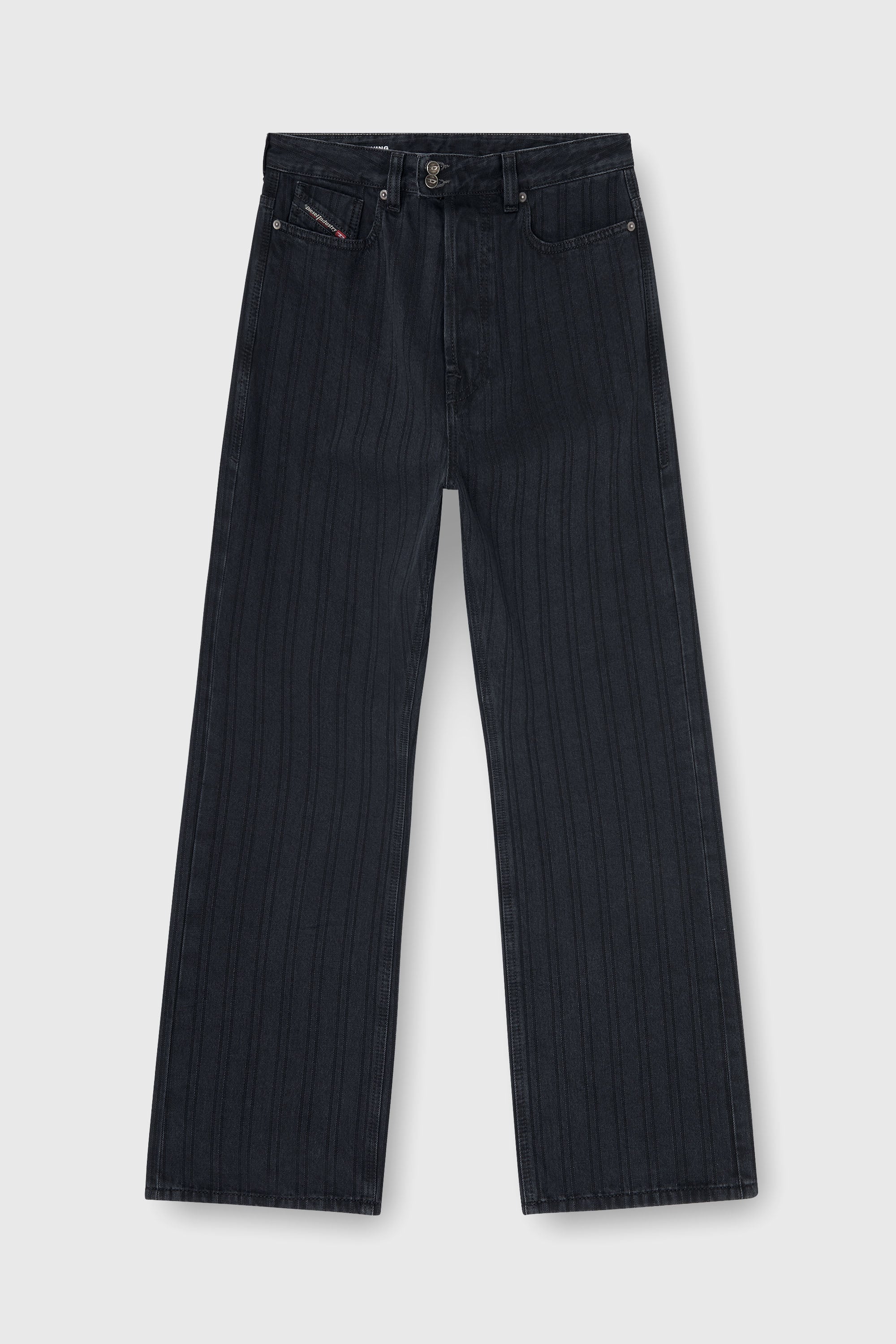 Diesel - Man's Relaxed Jeans 1980 D-Eeper 09Q12, Black/Dark grey - 6
