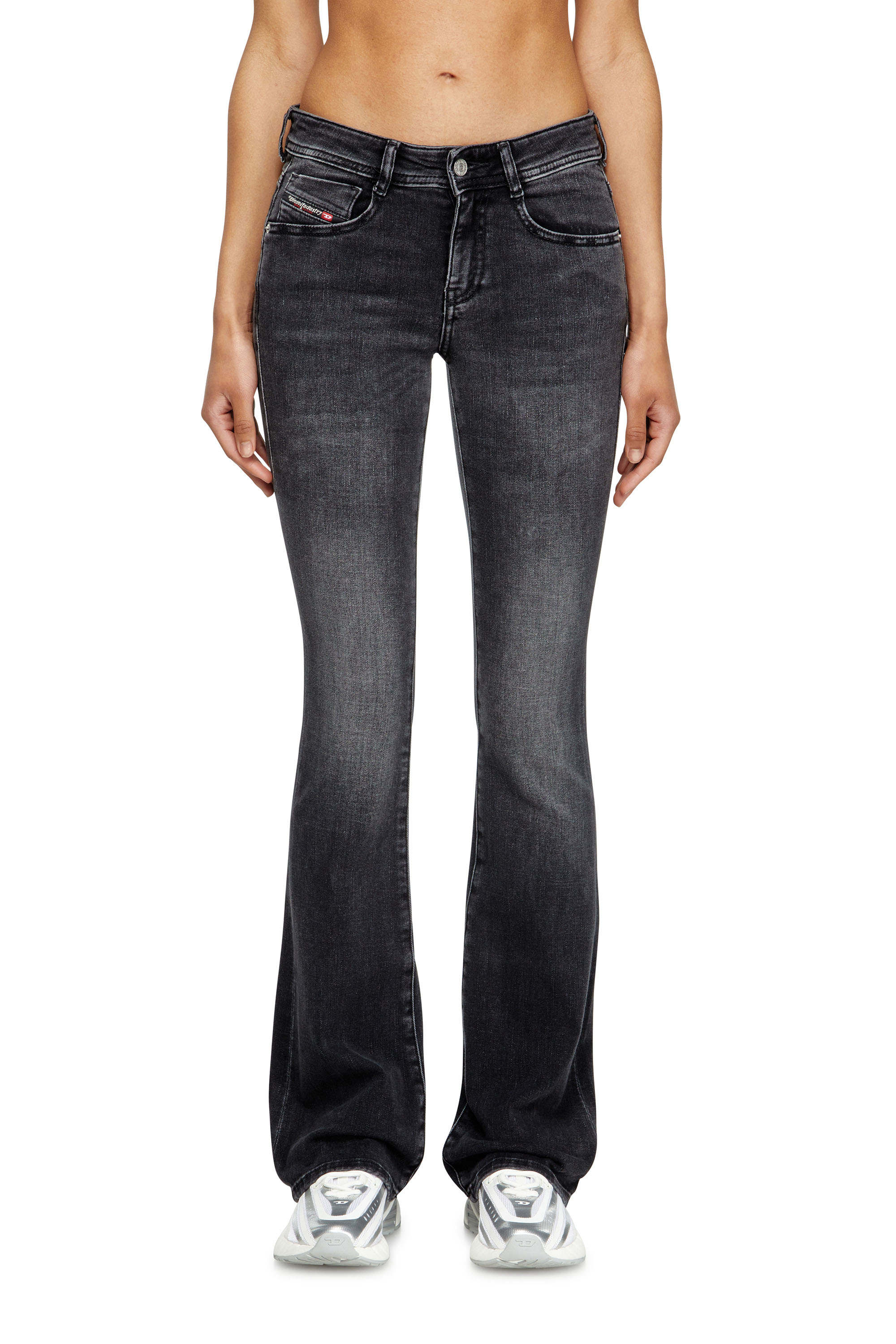 Bootcut Jeans 1969 D-Ebbey 0DBDN, Black/Dark grey Diesel - Woman's Bootcut Jeans 1969 D-Ebbey 0DBDN, Black/Dark grey - 3