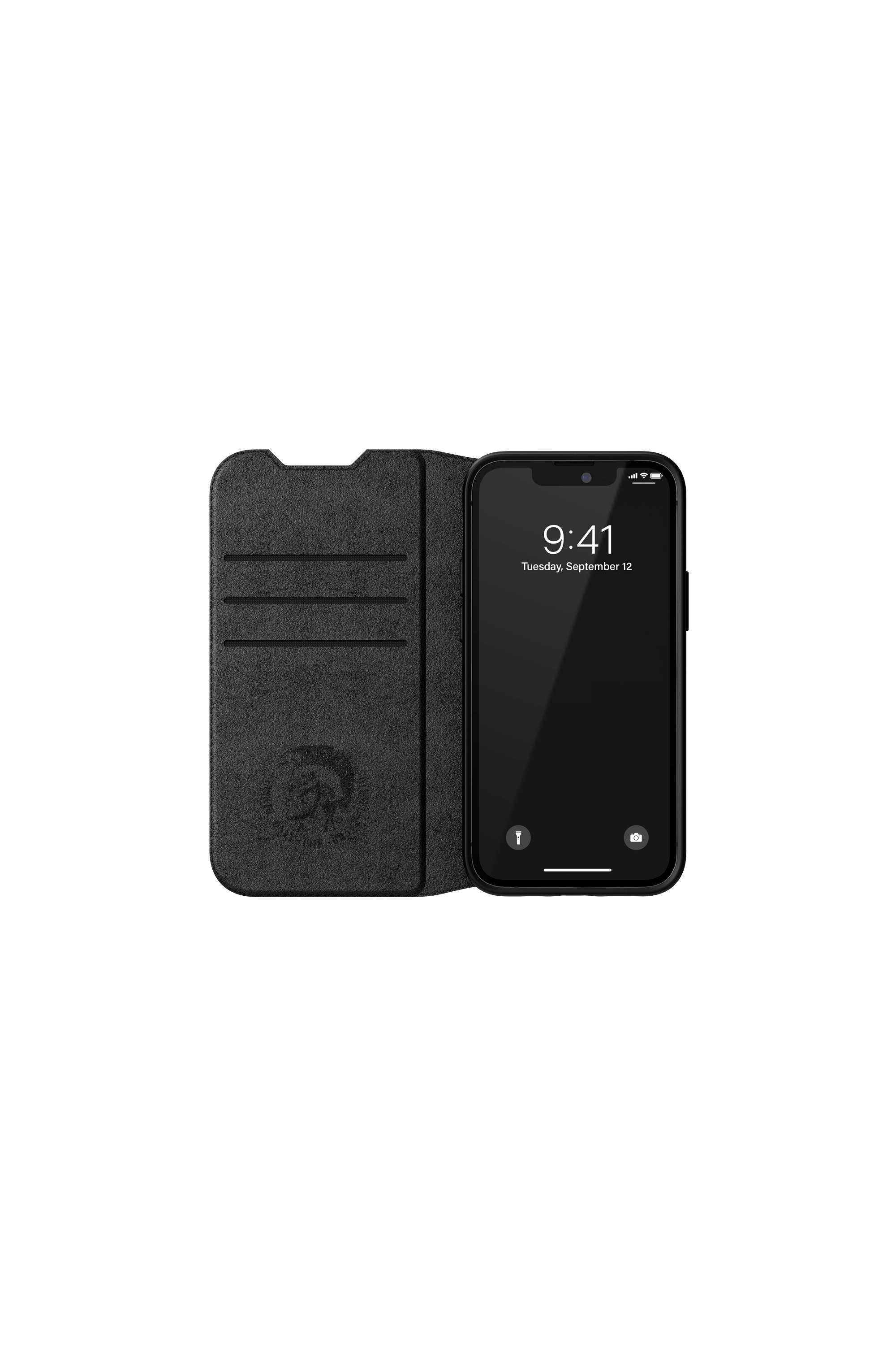 Diesel - 47158 BOOKLET CASE, Unisex's Booklet case core for iPhone 13/13Pro in Black - 4
