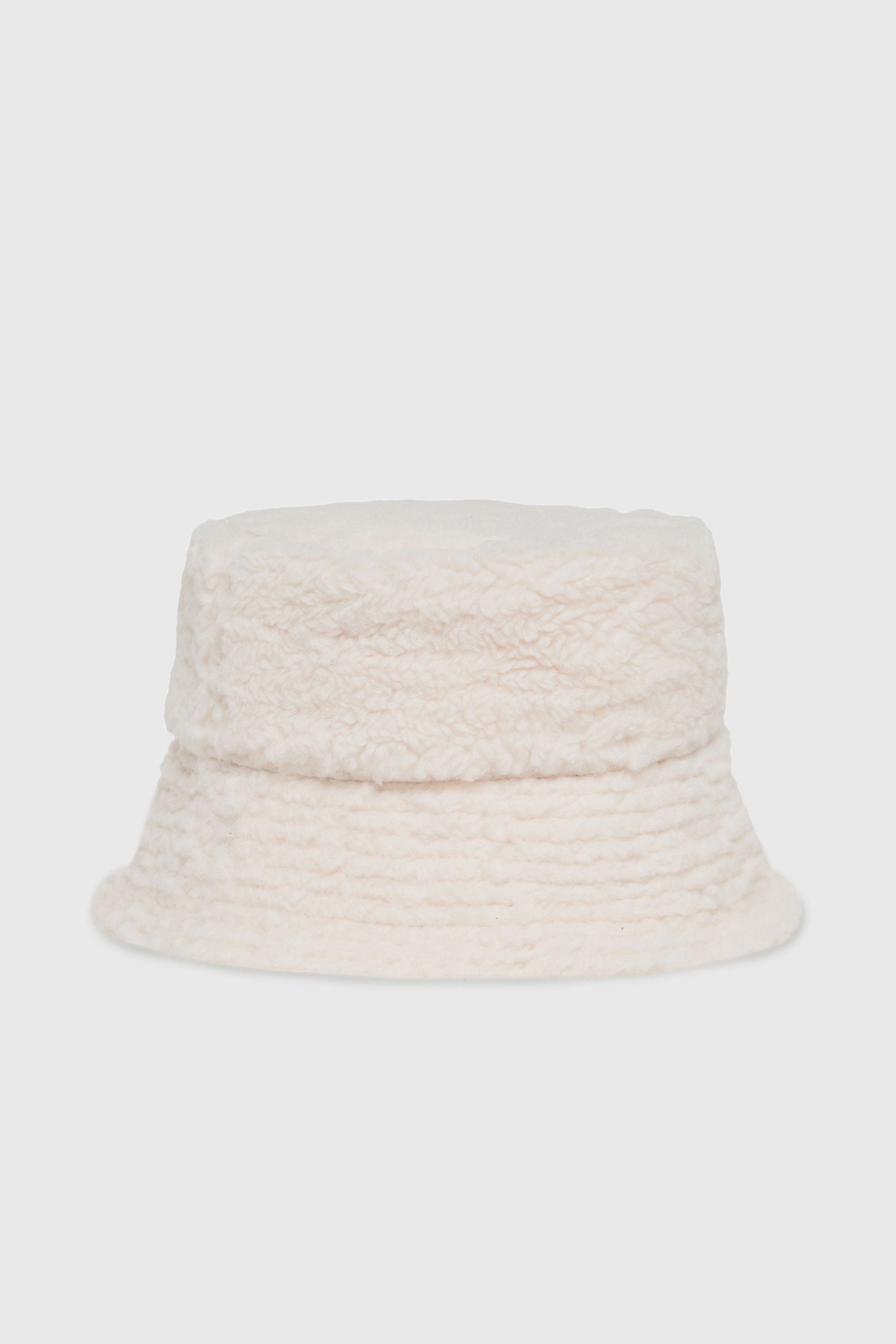 Diesel - FBONT, Unisex's Bucket hat in cosy pile fabric in White - 2