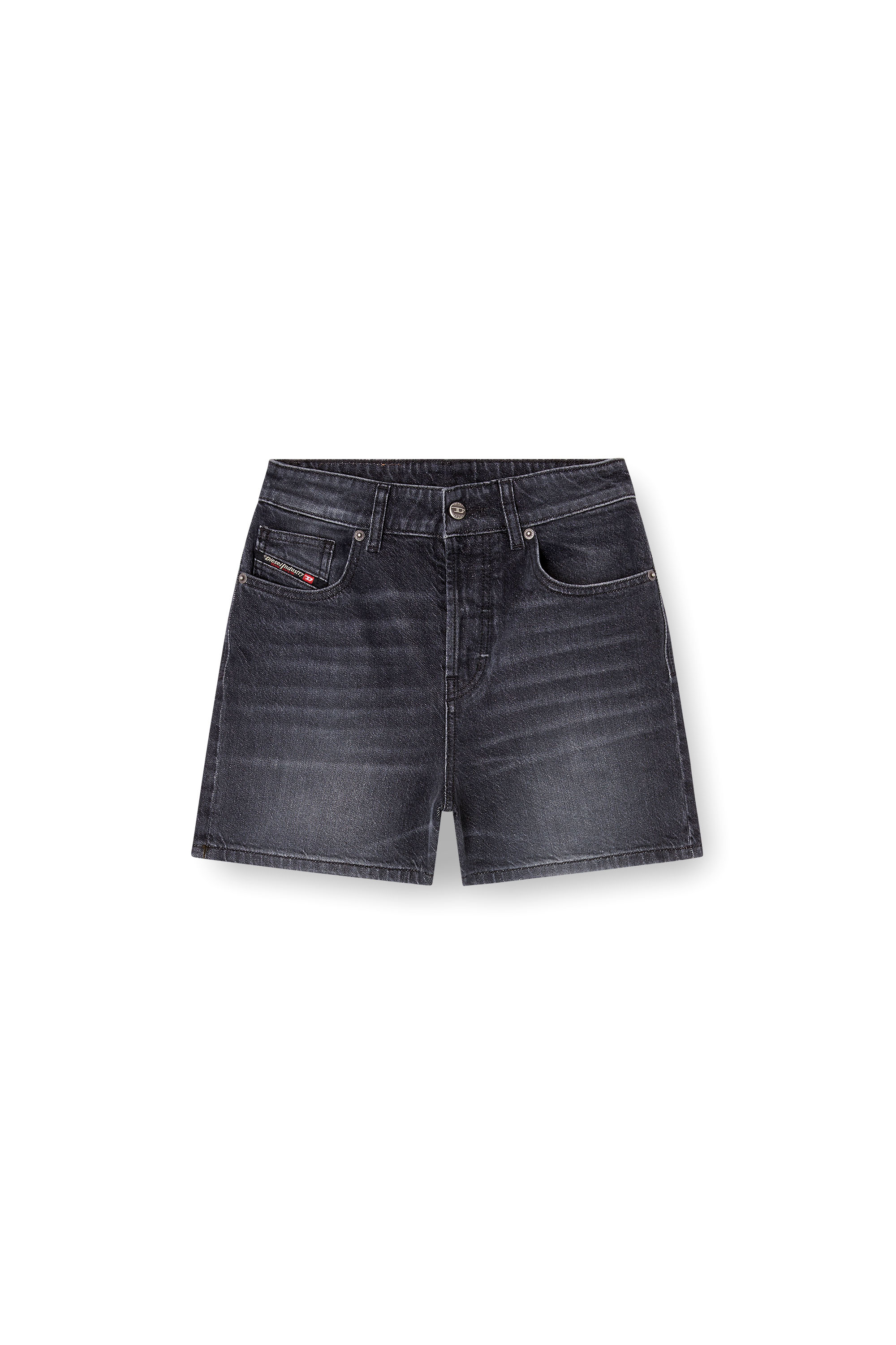 Diesel - DE-JIRO, Woman's Denim shorts in Black - 2
