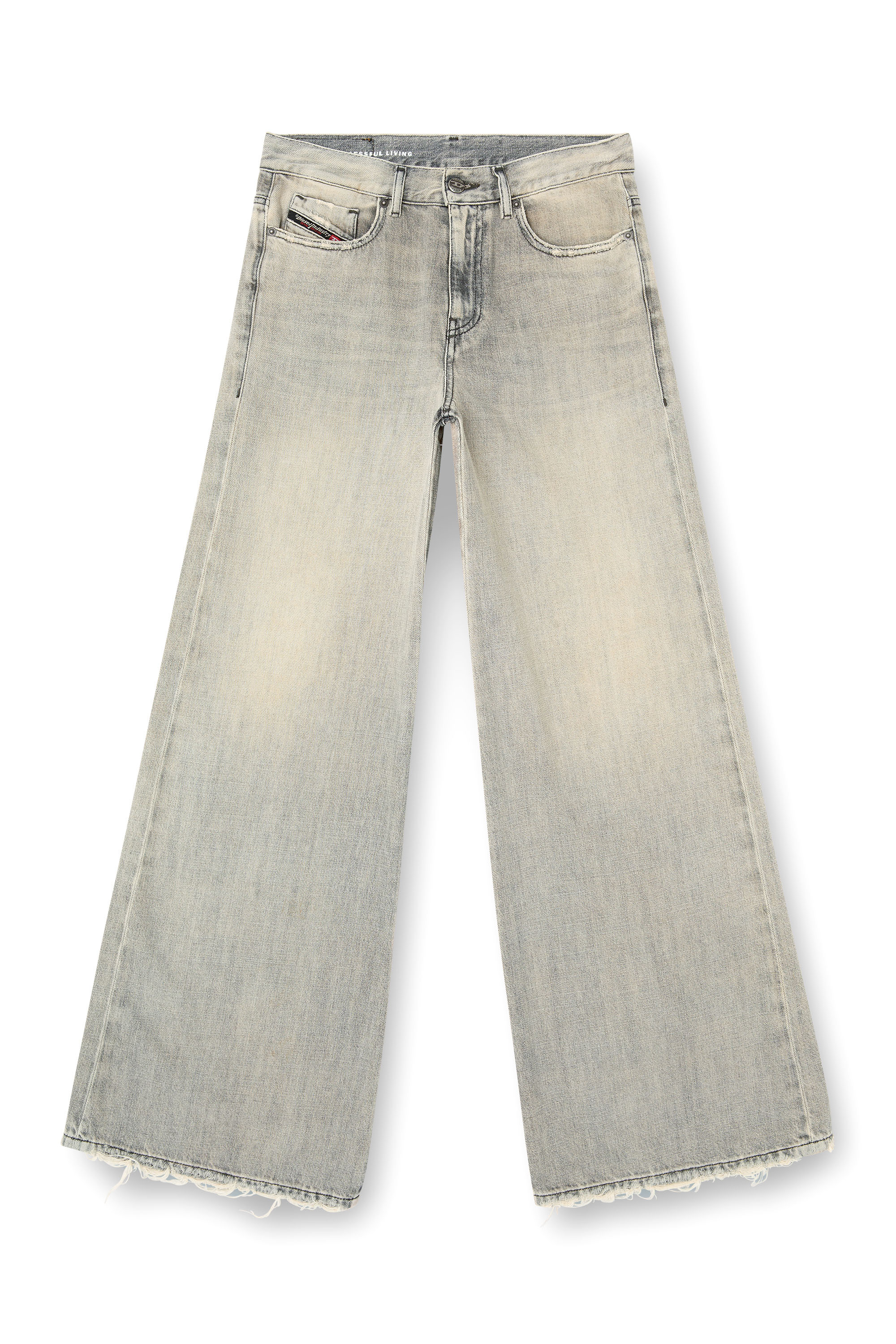 Flare Jeans 1978 D-Akemi 068RU, Grey Diesel - Woman's Flare Jeans 1978 D-Akemi 068RU, Grey - 2