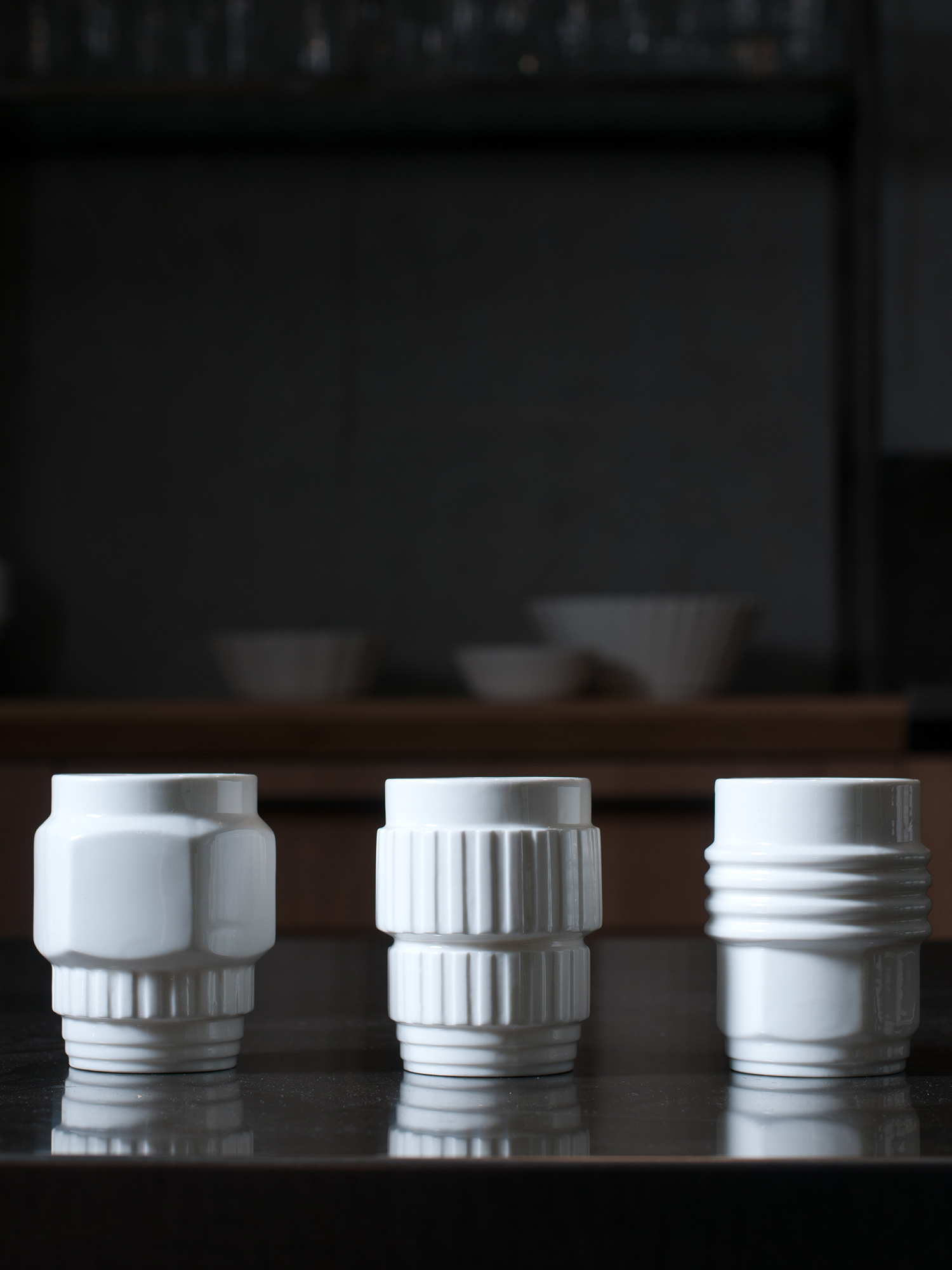 Diesel - 10978 MACHINE COLLEC, Unisex's Porcelain mug in White - 3