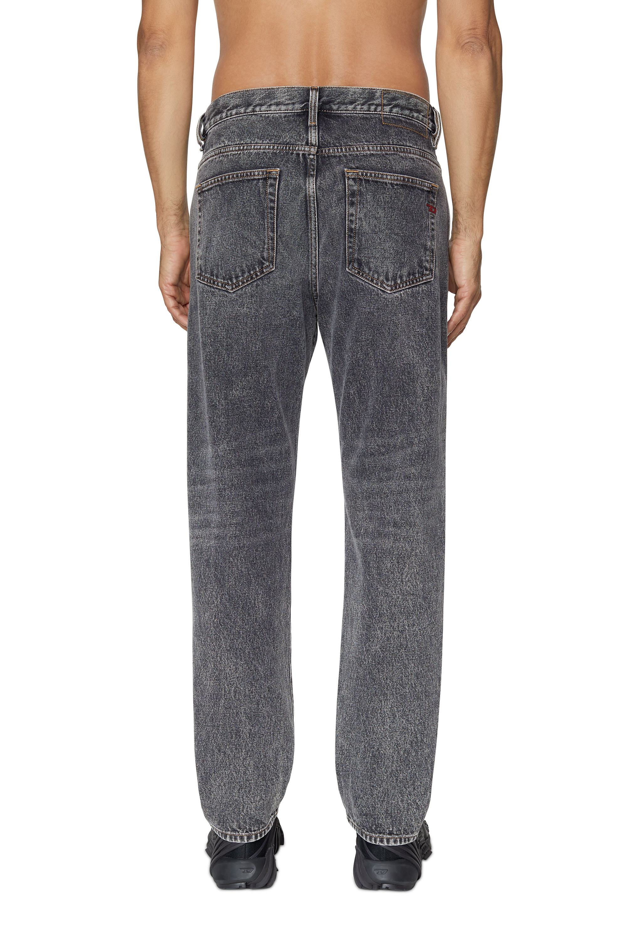 Diesel - 2020 D-Viker 007E1 Straight Jeans, Black/Dark grey - Image 2