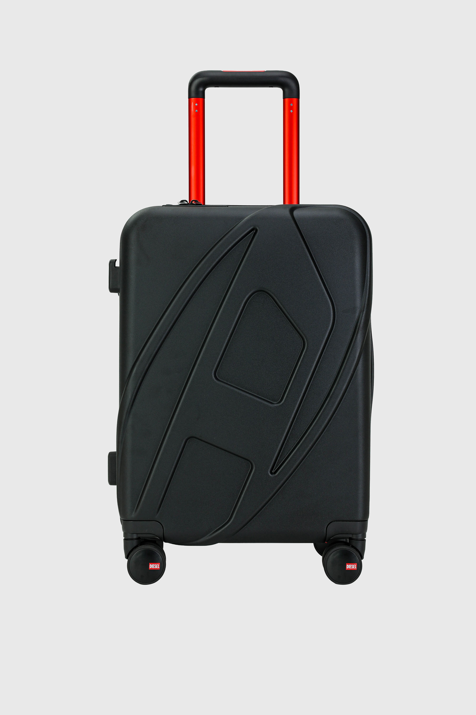 Diesel - LU0043 HARD LUGGAGE - DSL012, Unisex's Oval D suitcase size S in Black - 1