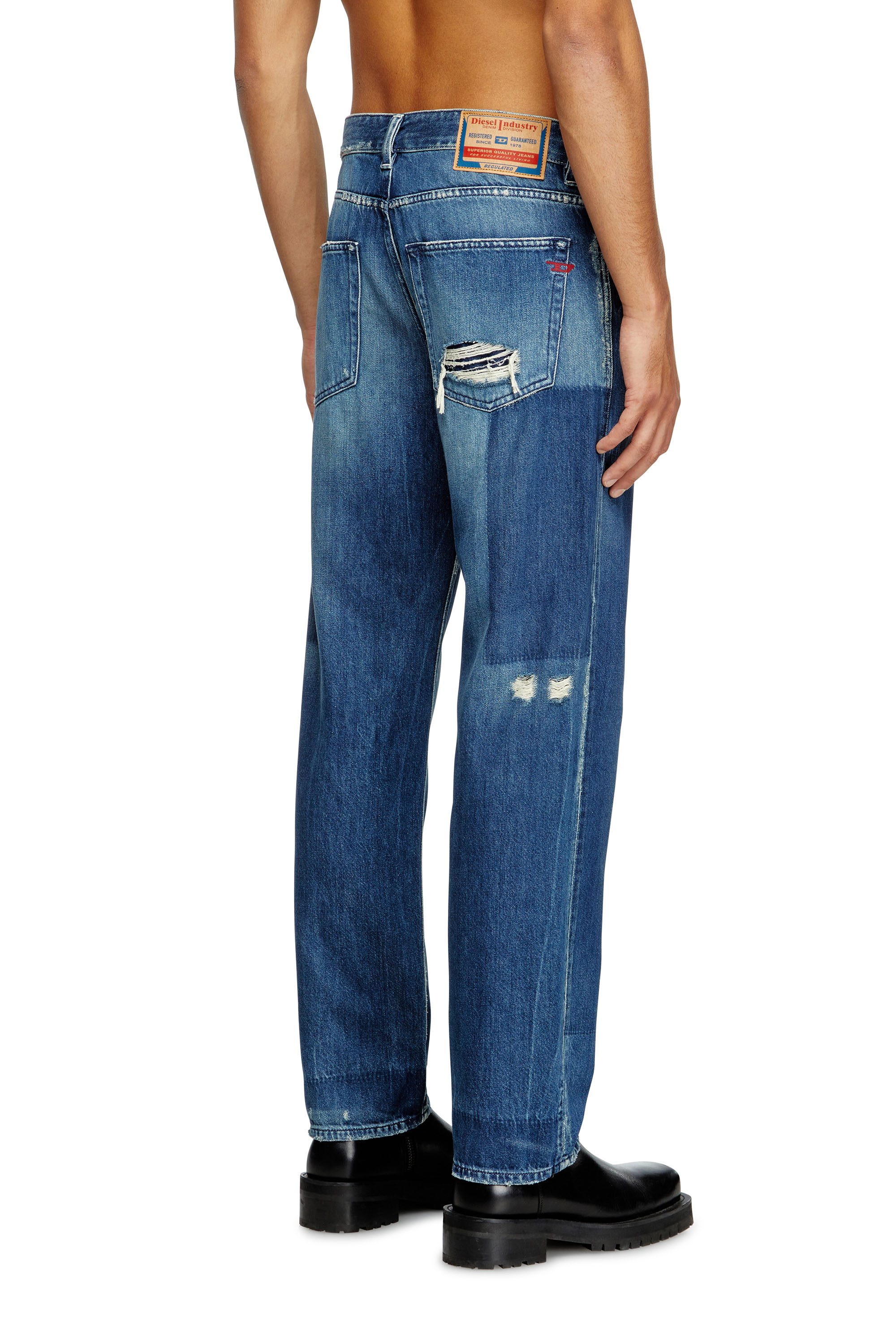 Diesel - Man's Regular Jeans 2024 D-Macs 09M52, Dark Blue - 4