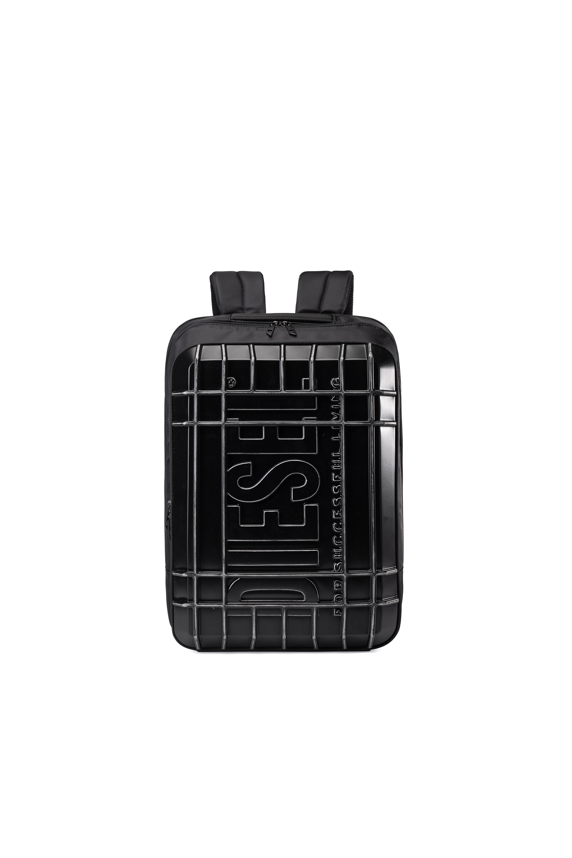 Diesel - DIESEL PC STRONG IMAGE BACKPACK- DSB005, Unisex's Rugged travel backpack in Black - 1