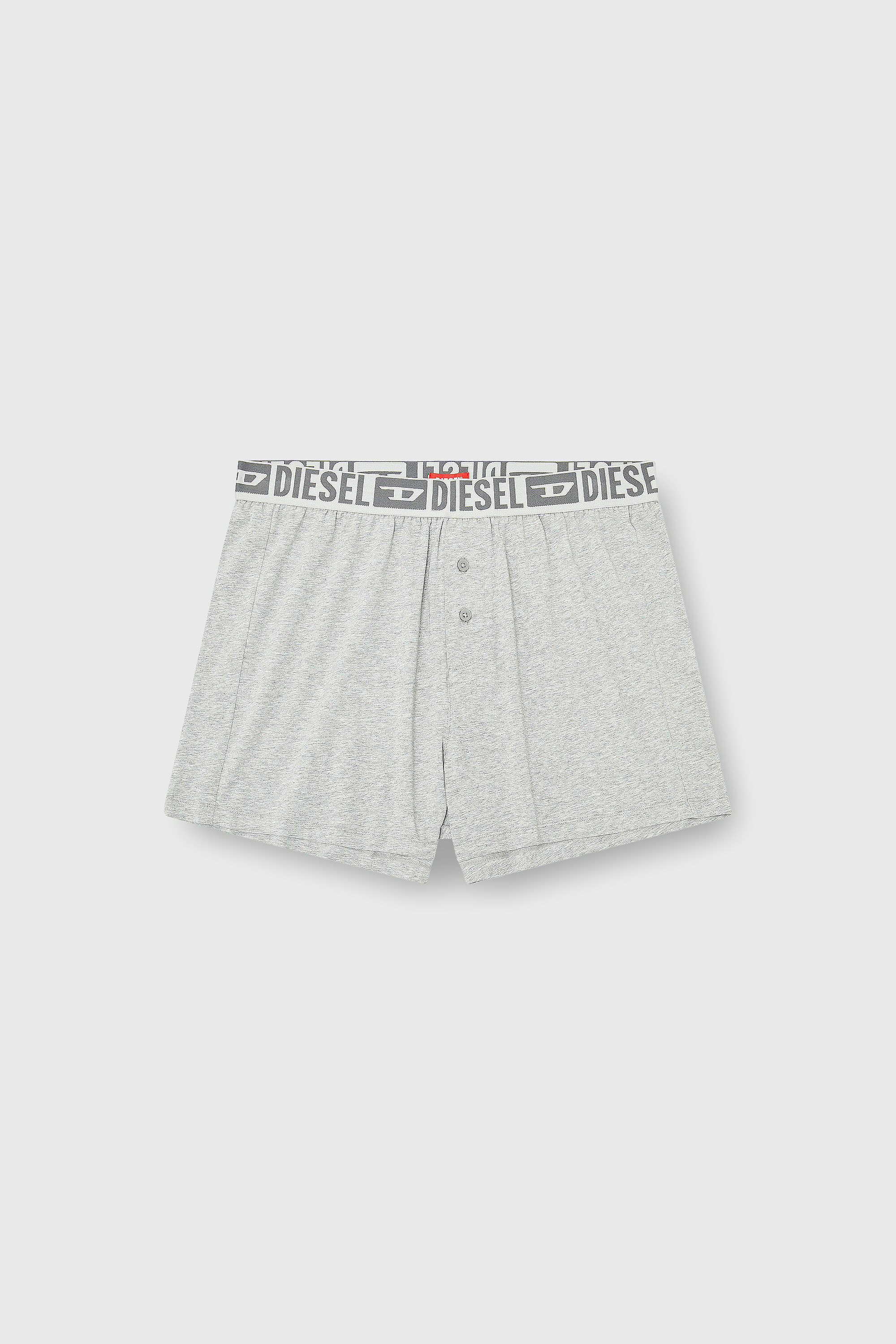 Diesel - STARKIE-D-CORE-2PACK, Man's Two-pack boxer shorts in stretch cotton in Grey - 2