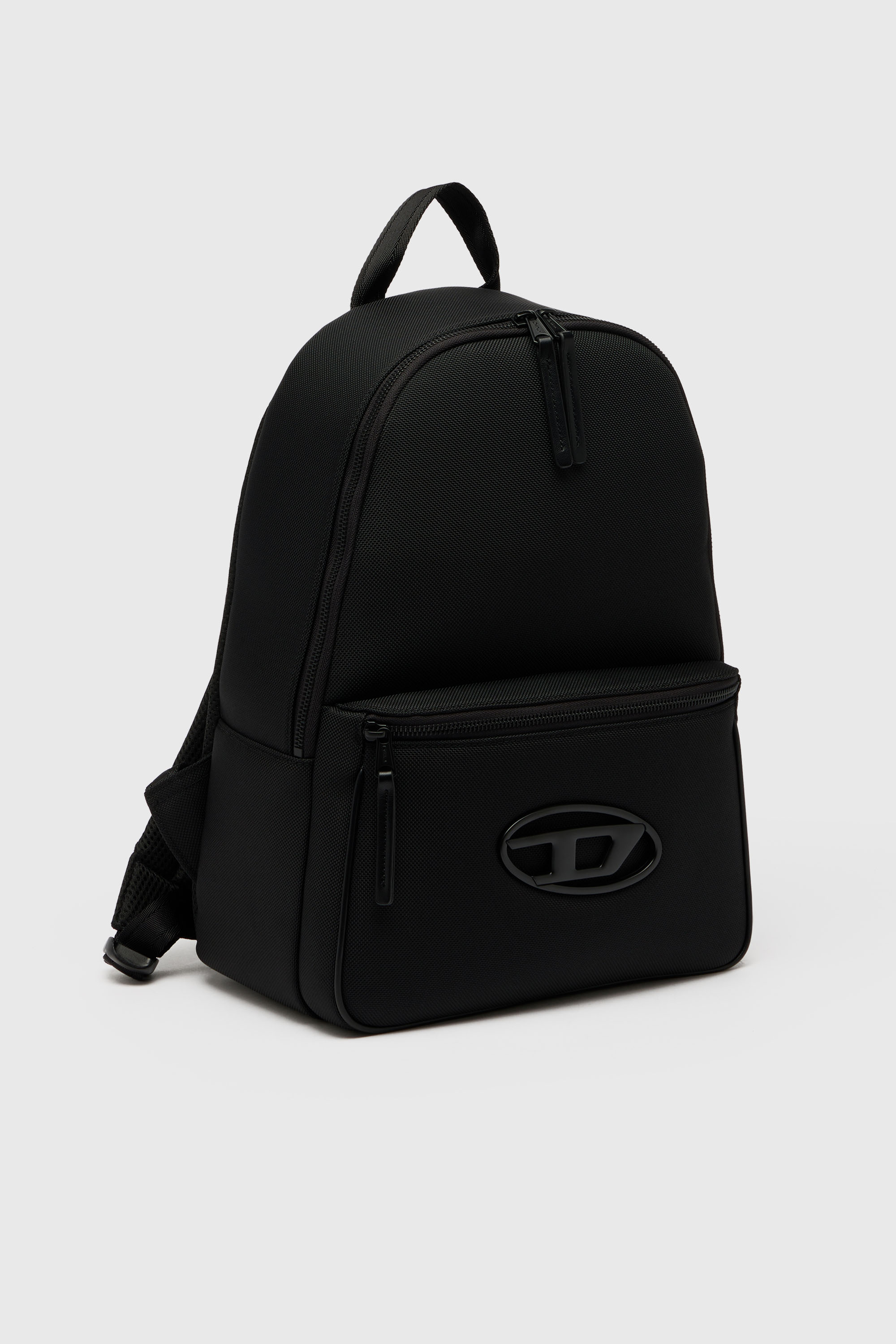 Diesel - HOLI-D BACKPACK M, Unisex's Holi-D - Backpack in nylon with Oval D logo in Black - 6
