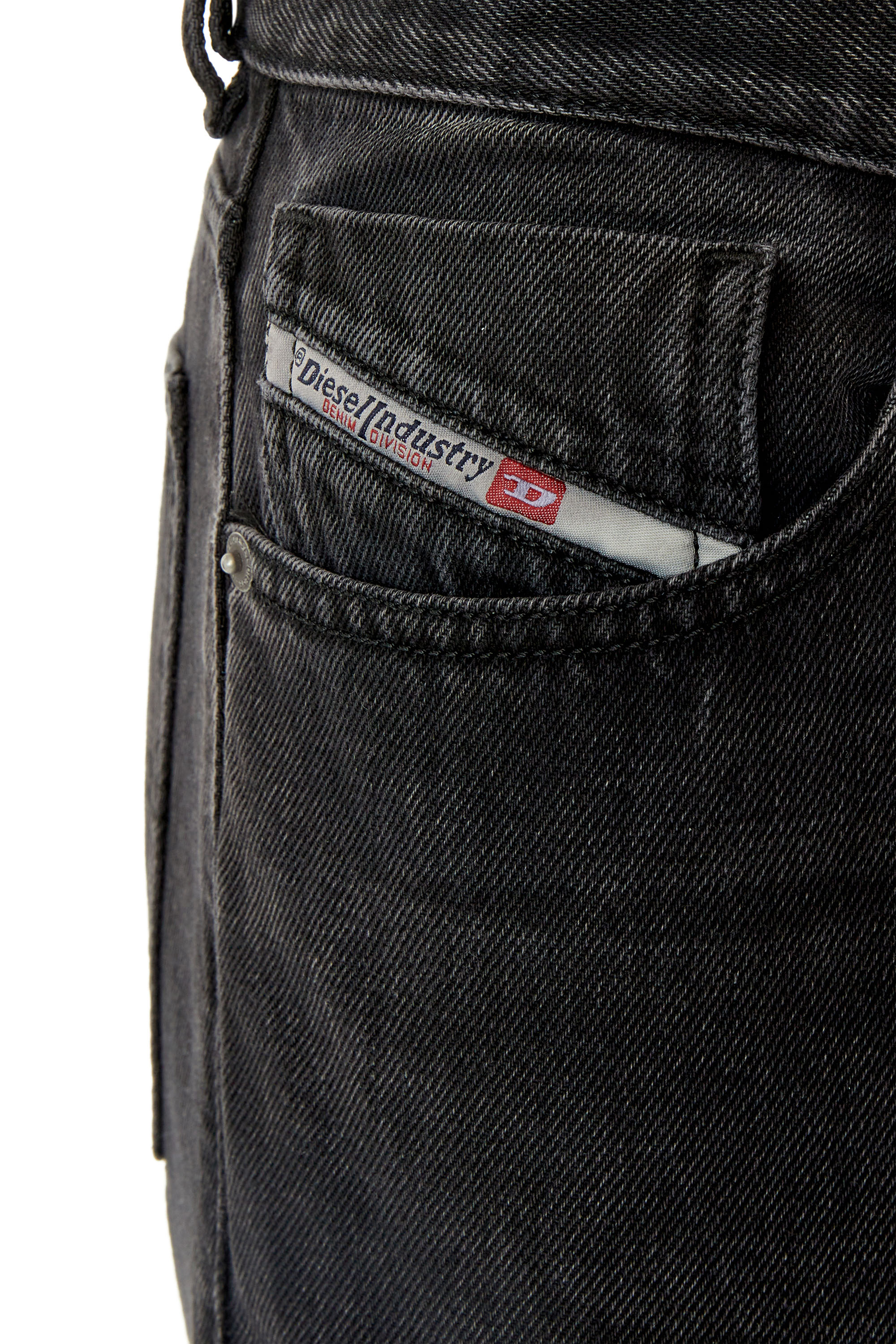 Diesel - Straight Jeans 1995 D-Sark 09B88, Black/Dark grey - Image 4