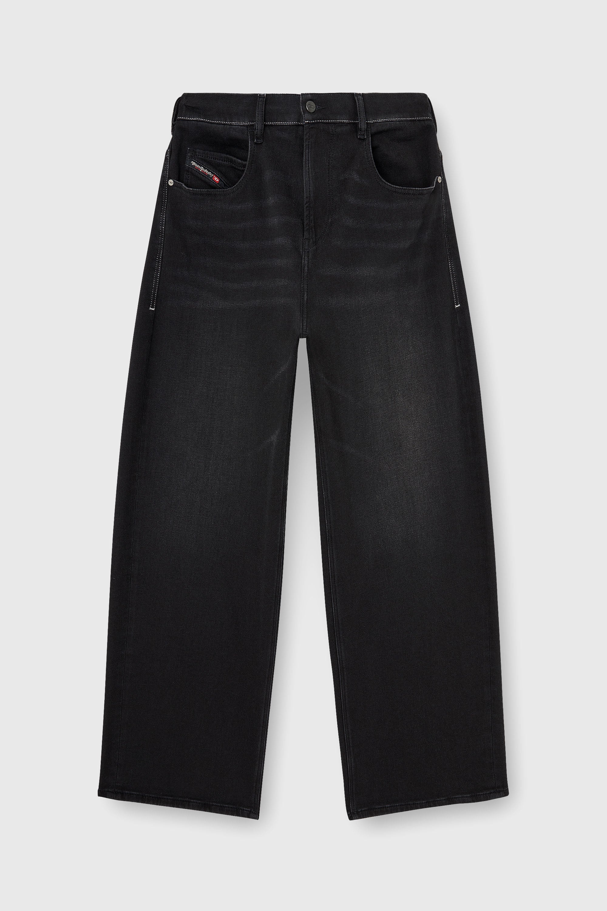Diesel - Unisex's Relaxed 2097 D-Enim-M Joggjeans&reg; 09P90, Black/Dark grey - 6