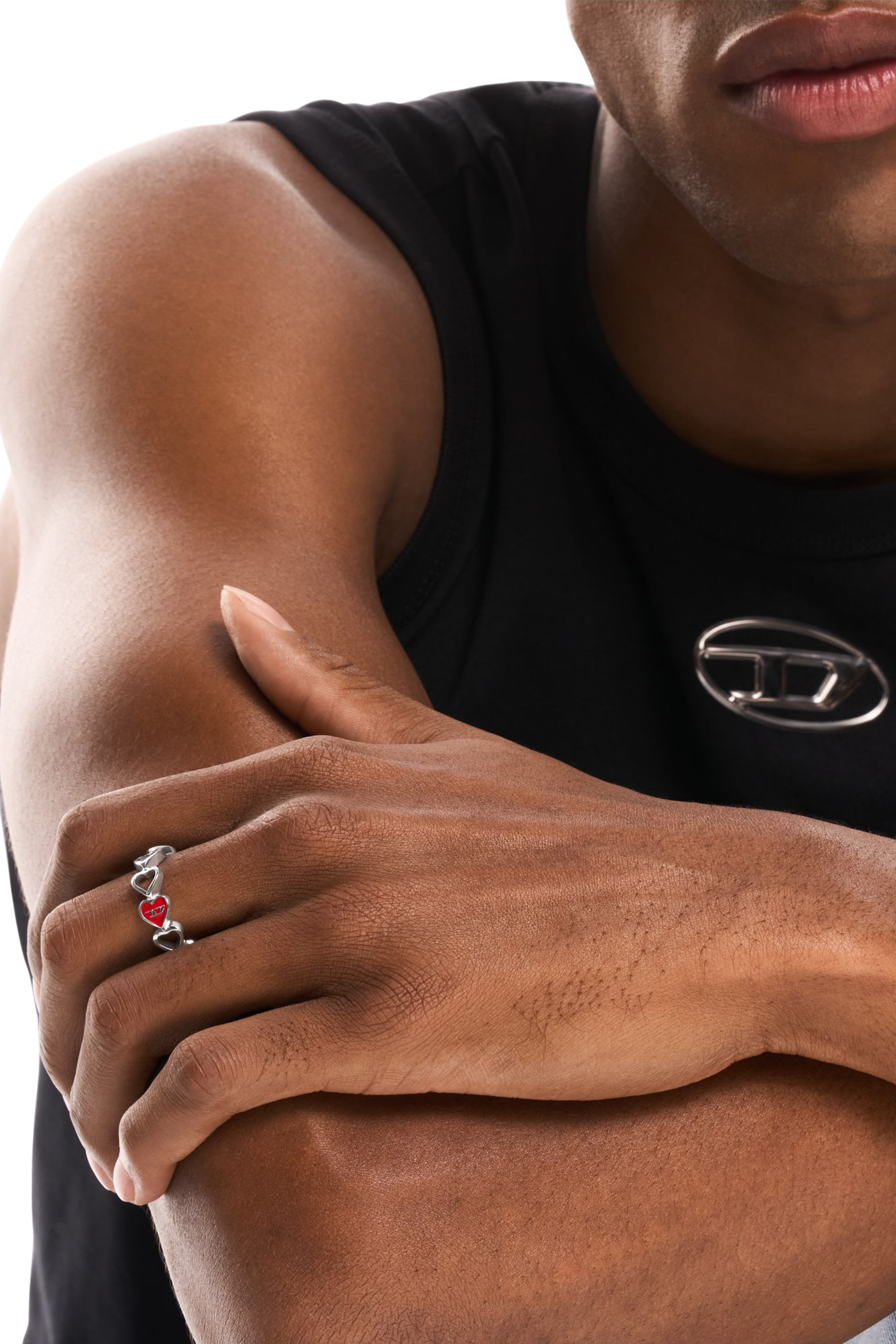 Diesel - DX166940 JEWELLERY, Unisex's Stainless Steel Band Ring in Silver - 5