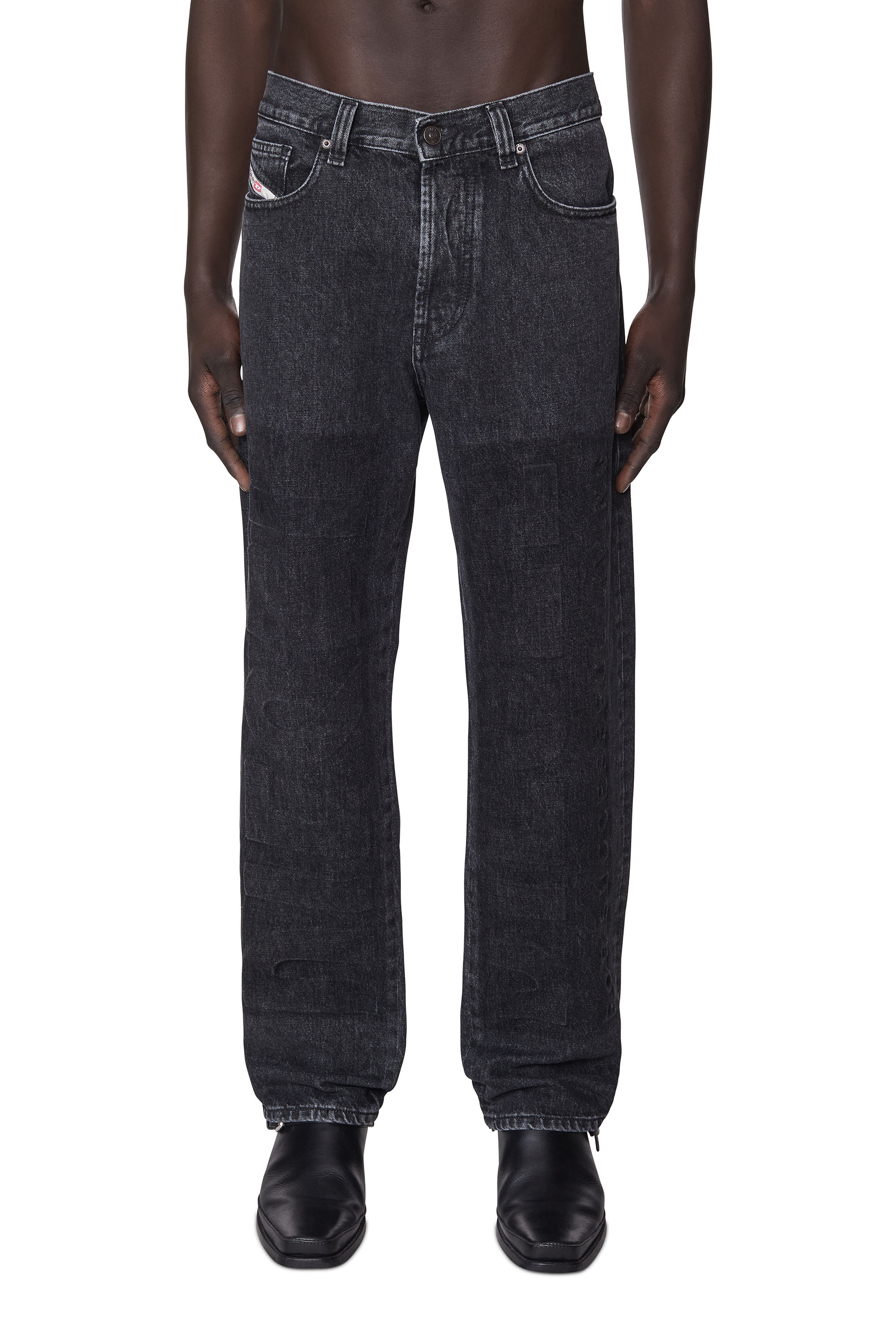 Diesel - 2010 D-Macs 007C5 Straight Jeans, Black/Dark grey - Image 1