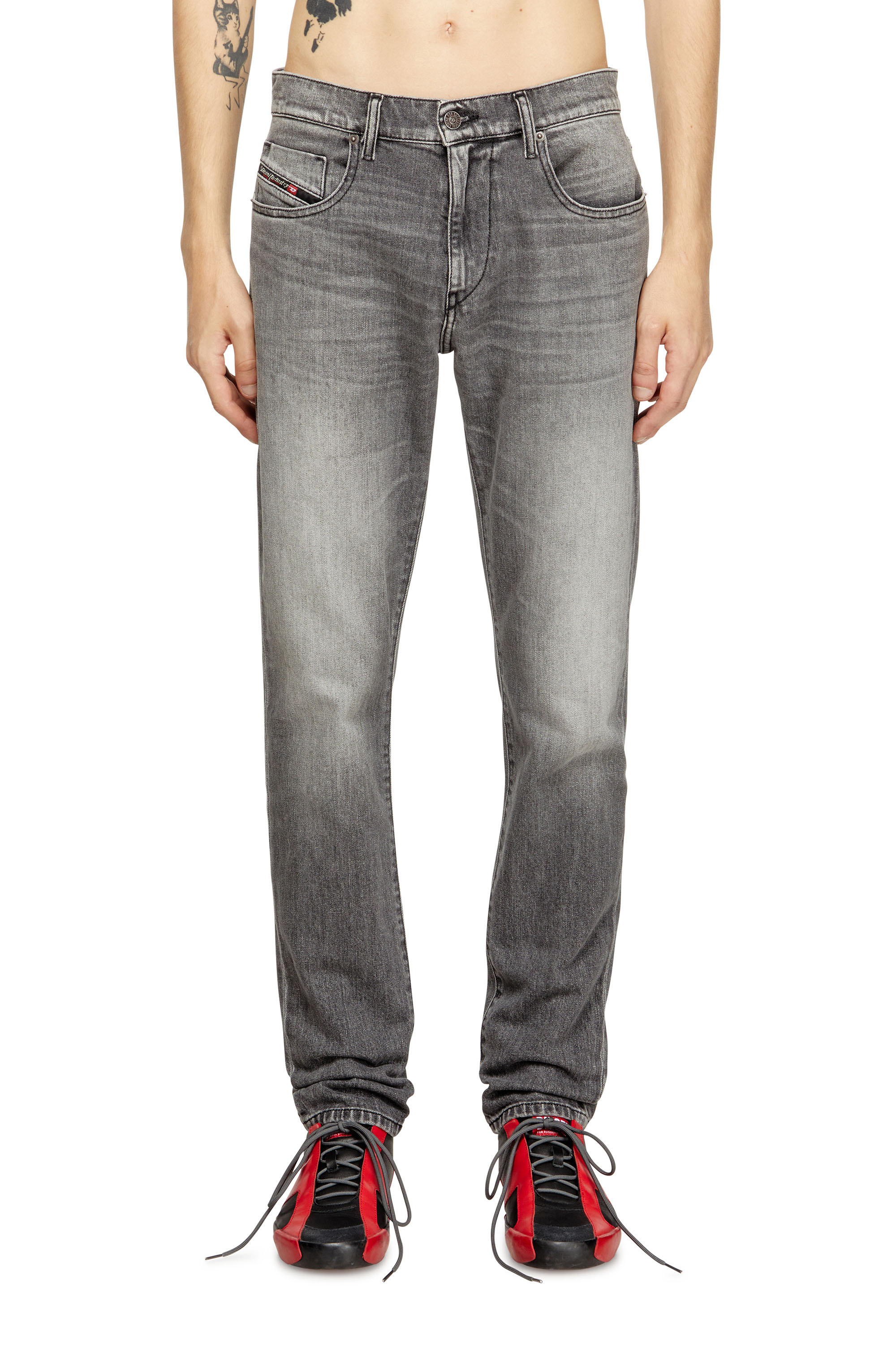 Diesel - Man's Slim Jeans 2019 D-Strukt 09M30, Grey - 2