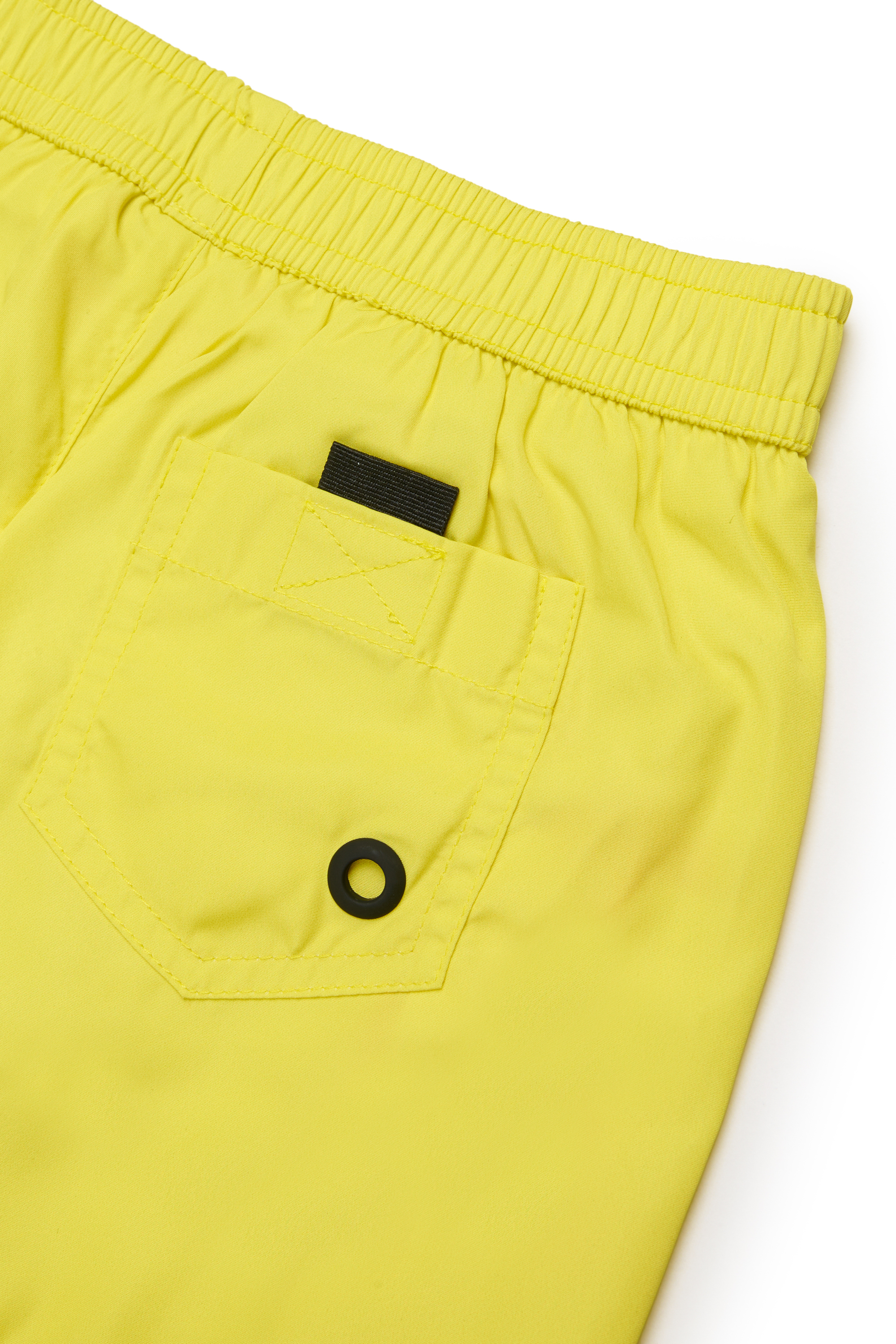 Diesel - MIRULYB, Man's Swim shorts with alien print in Yellow - 4