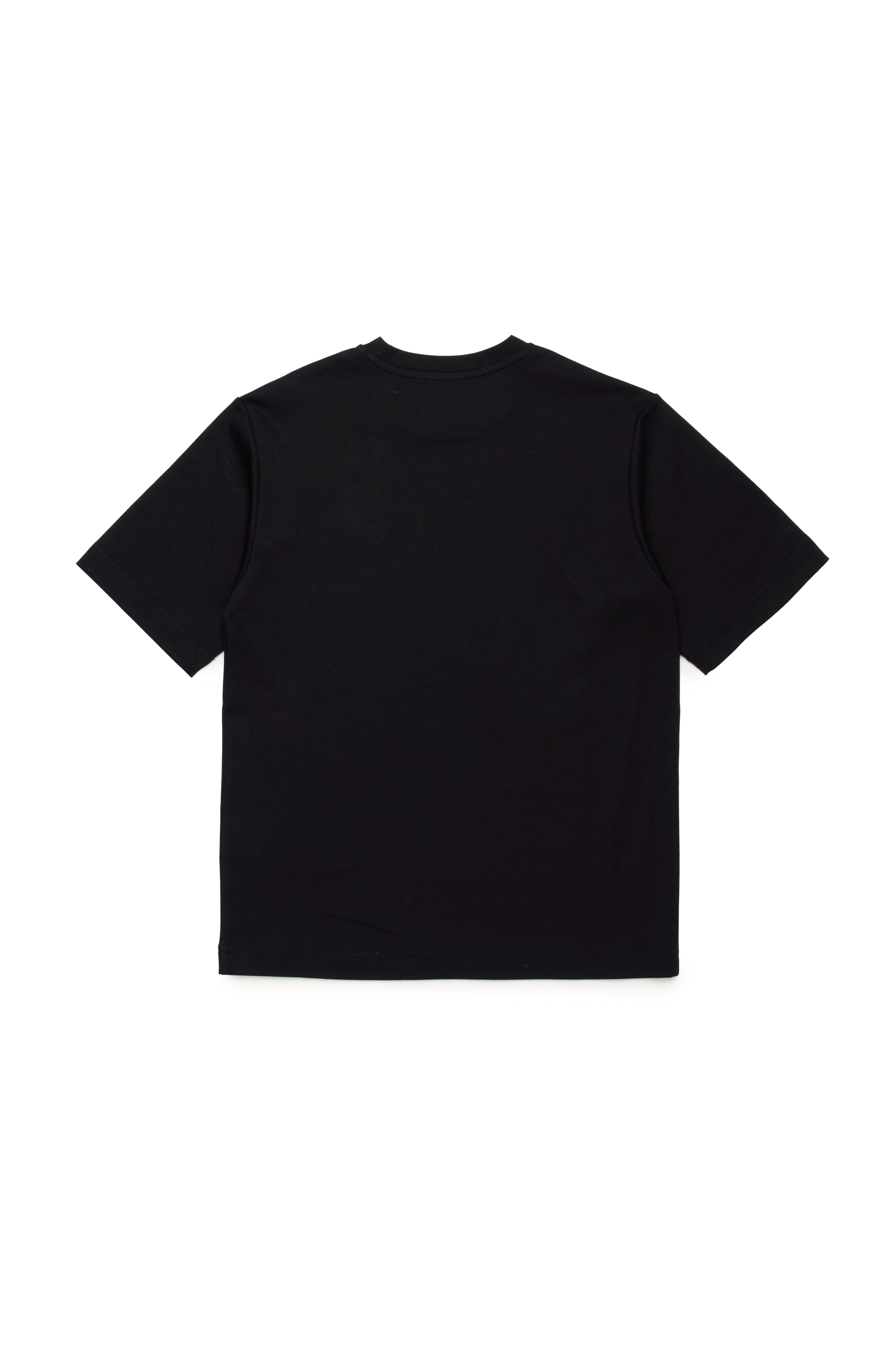 Diesel - TJUSTDOVALPJ OVER, Man T-shirt in organic cotton in Black - Image 2