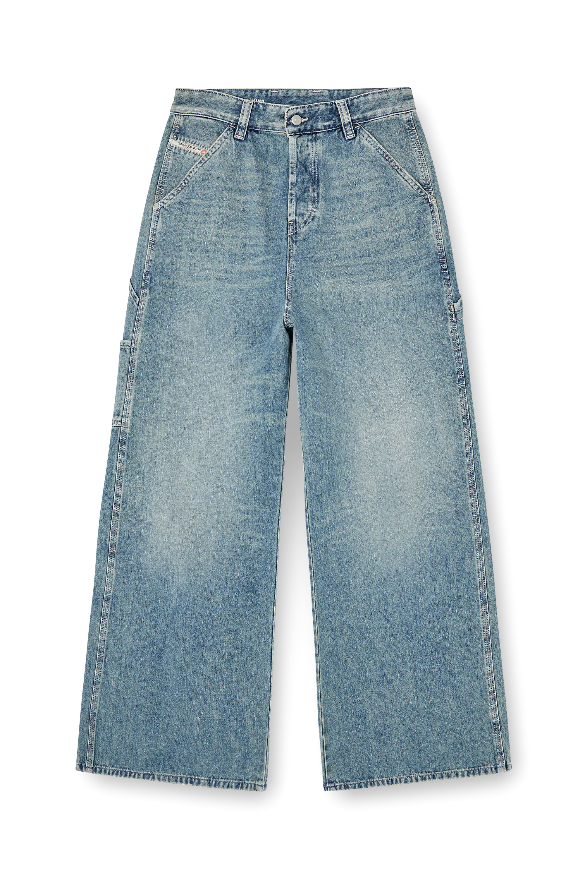 Relaxed Jeans 1996 D-Sire 068SK, Light Blue Diesel - Woman's Relaxed Jeans 1996 D-Sire 068SK, Light Blue - 2